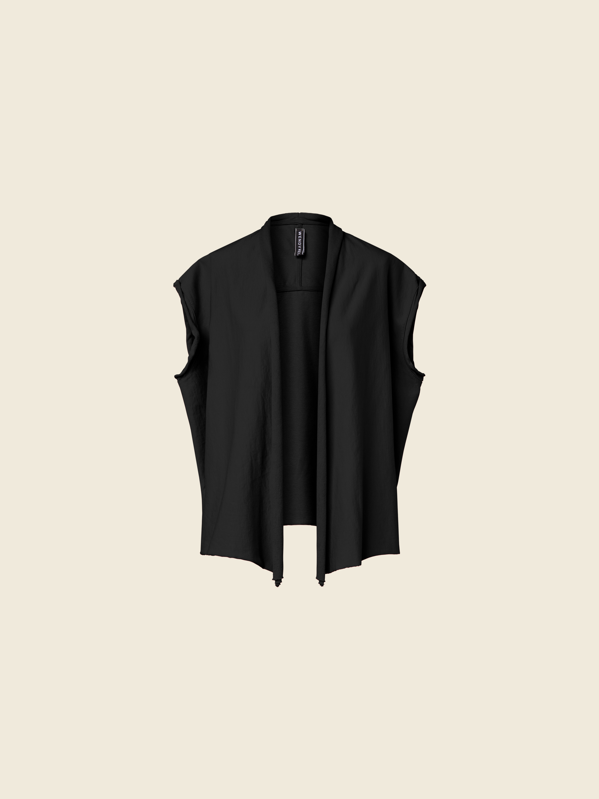 VEST IN JERSEY COTTON FABRIC