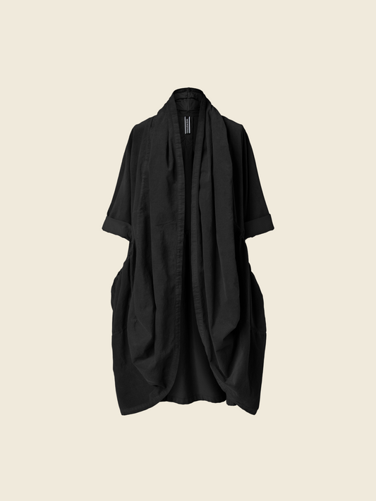 VOLUMINOUS VELVET CARDIGAN