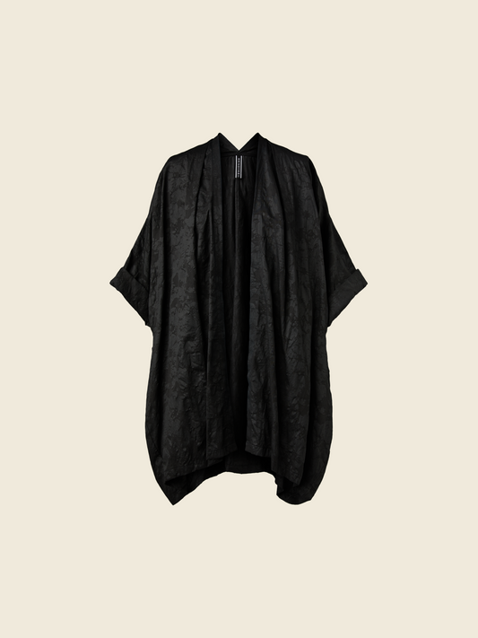 CARDIGAN KIMONO IN TESSUTO DI COTONE