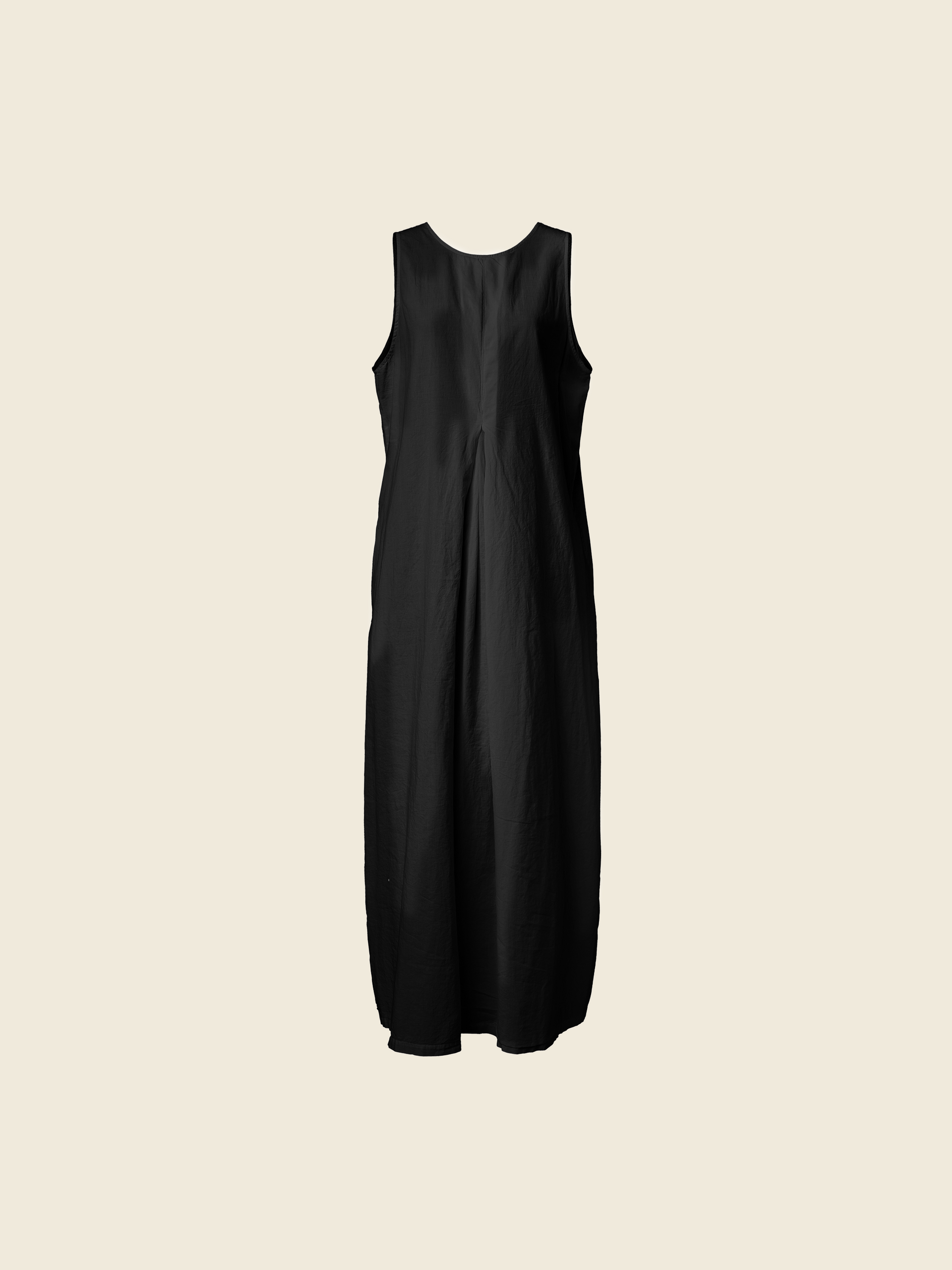 MUSLIN COTTON DRESS WITH SQUARED BACK