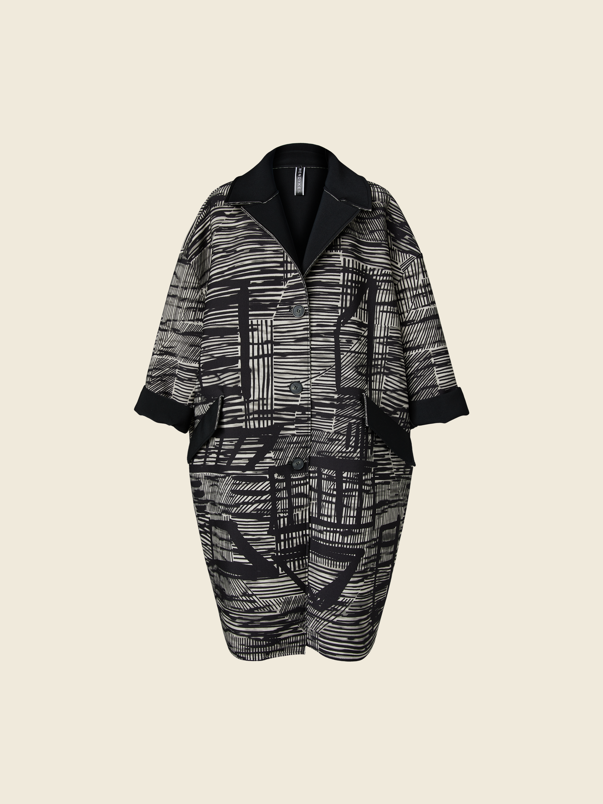 NEOPRENE FABRIC COAT