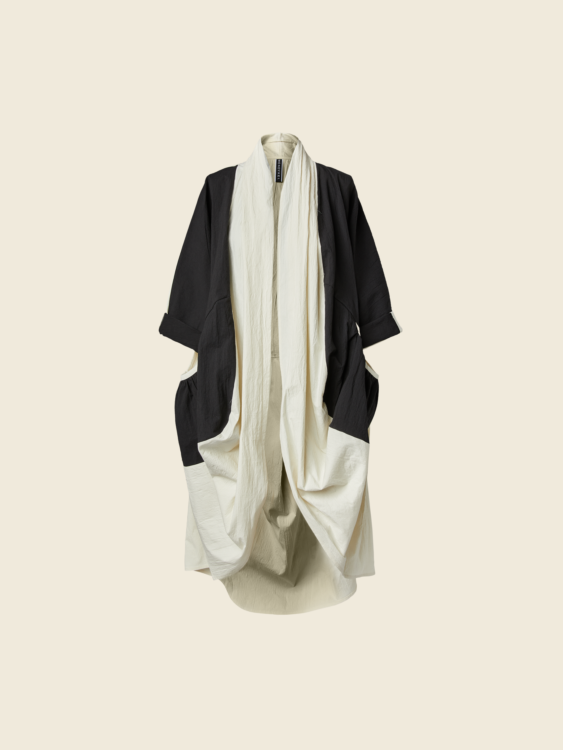 BICOLOUR OVERCOAT