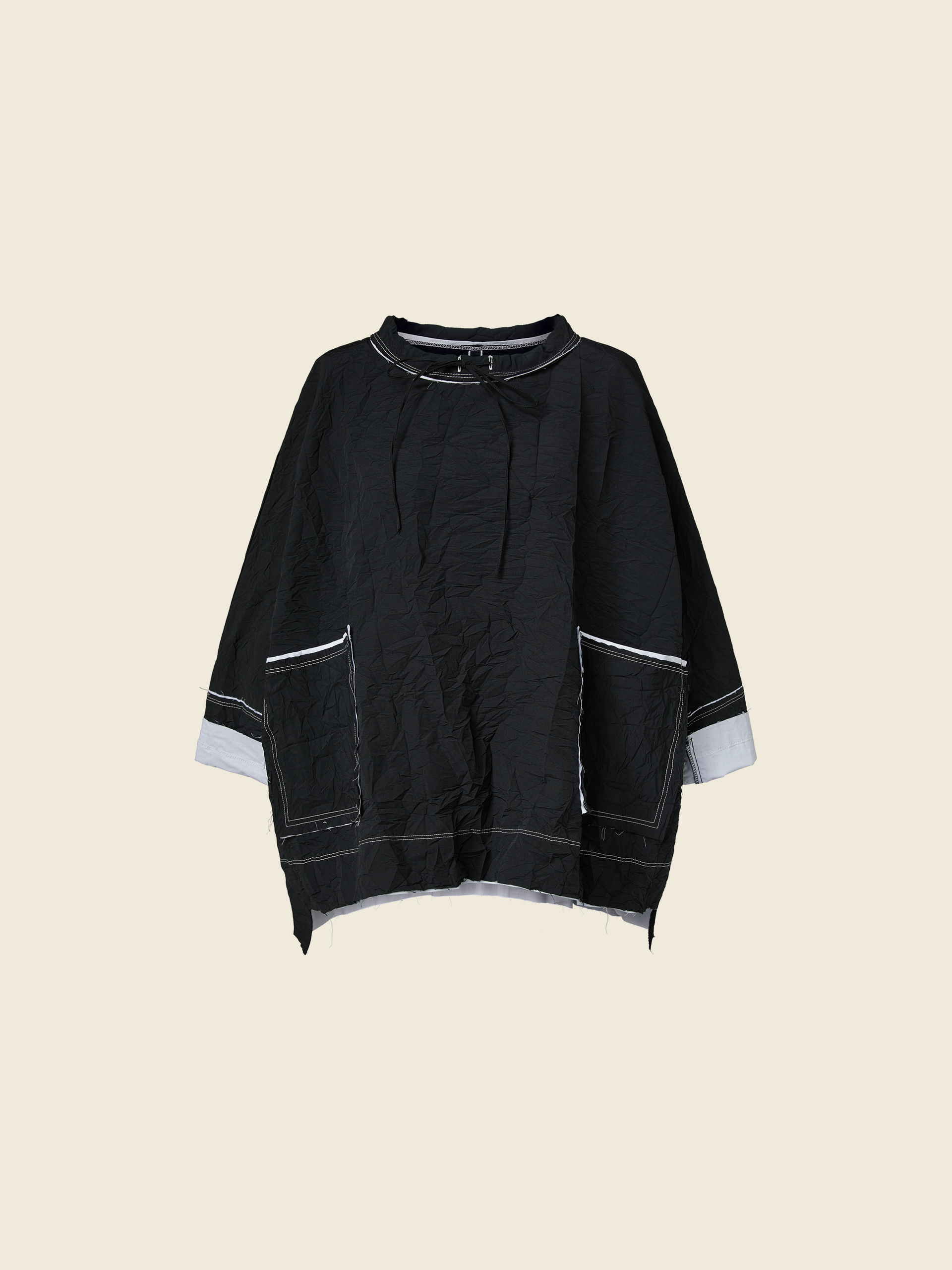 PATCH POCKETS BLOUSE