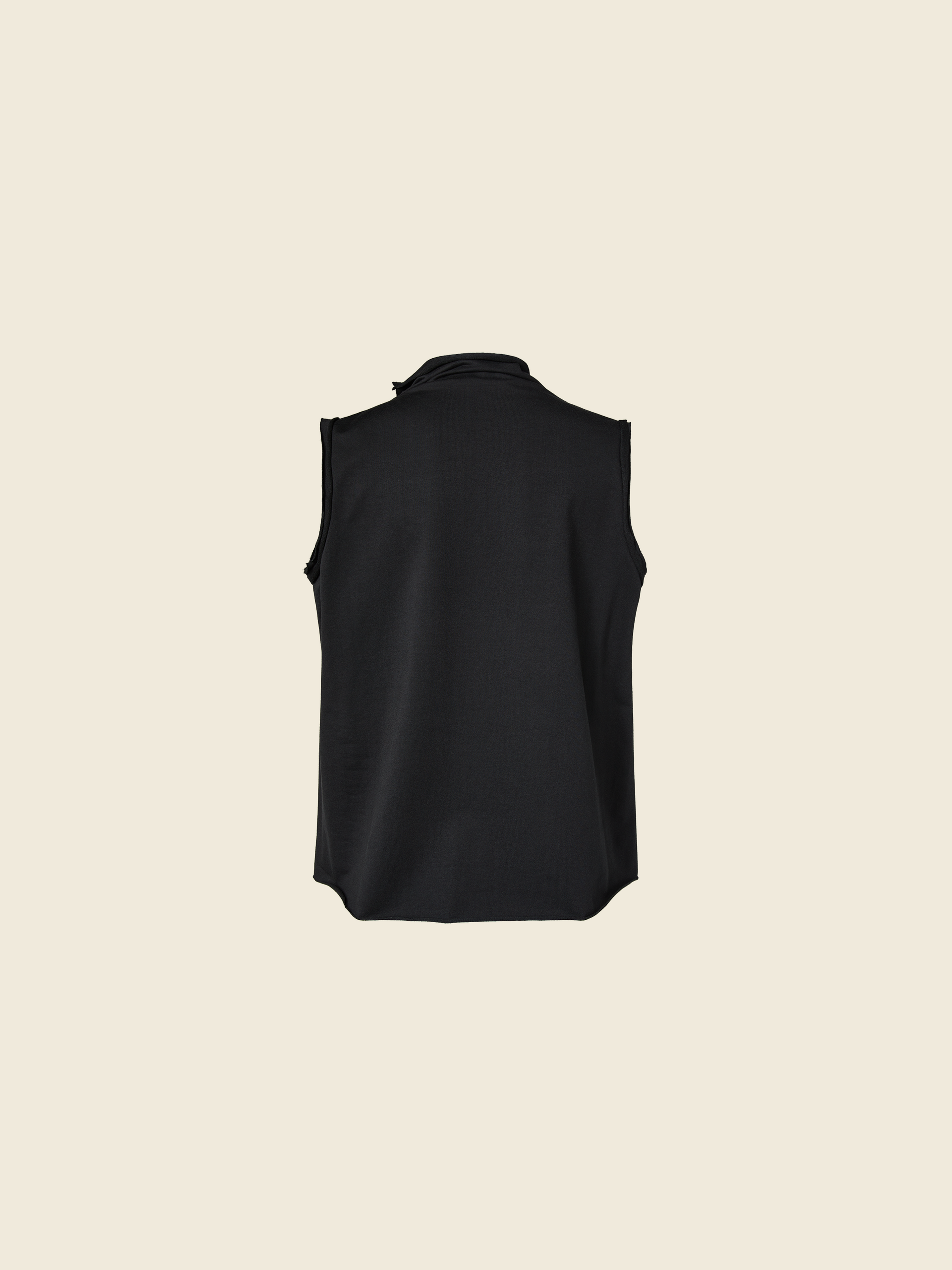 AW26 DRAPED FUNNEL NECK TOP