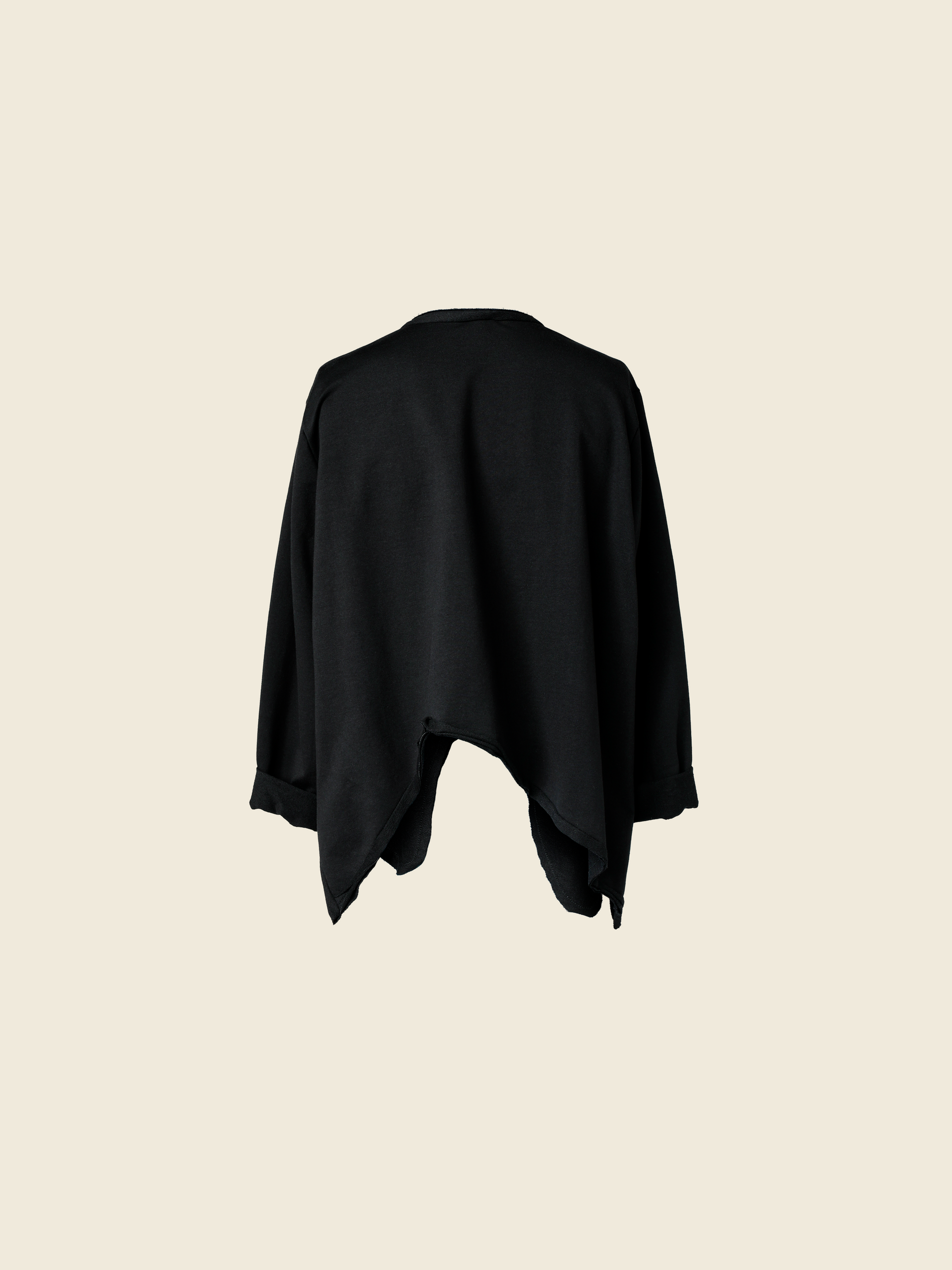 AW26 DESTRUCTURED SWEATSHIRT WITH FLOWER