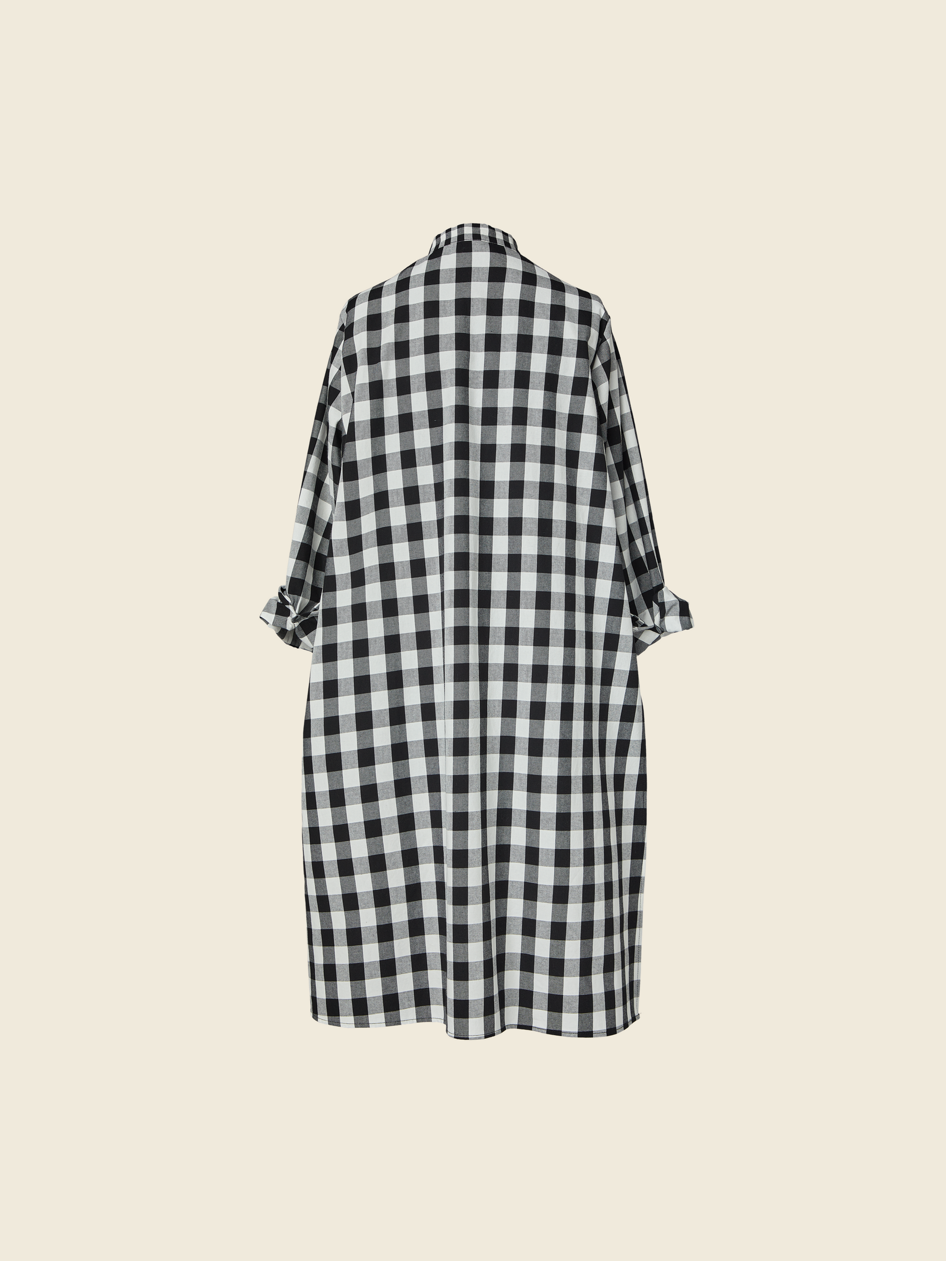 LONG CHECKED TUNIC