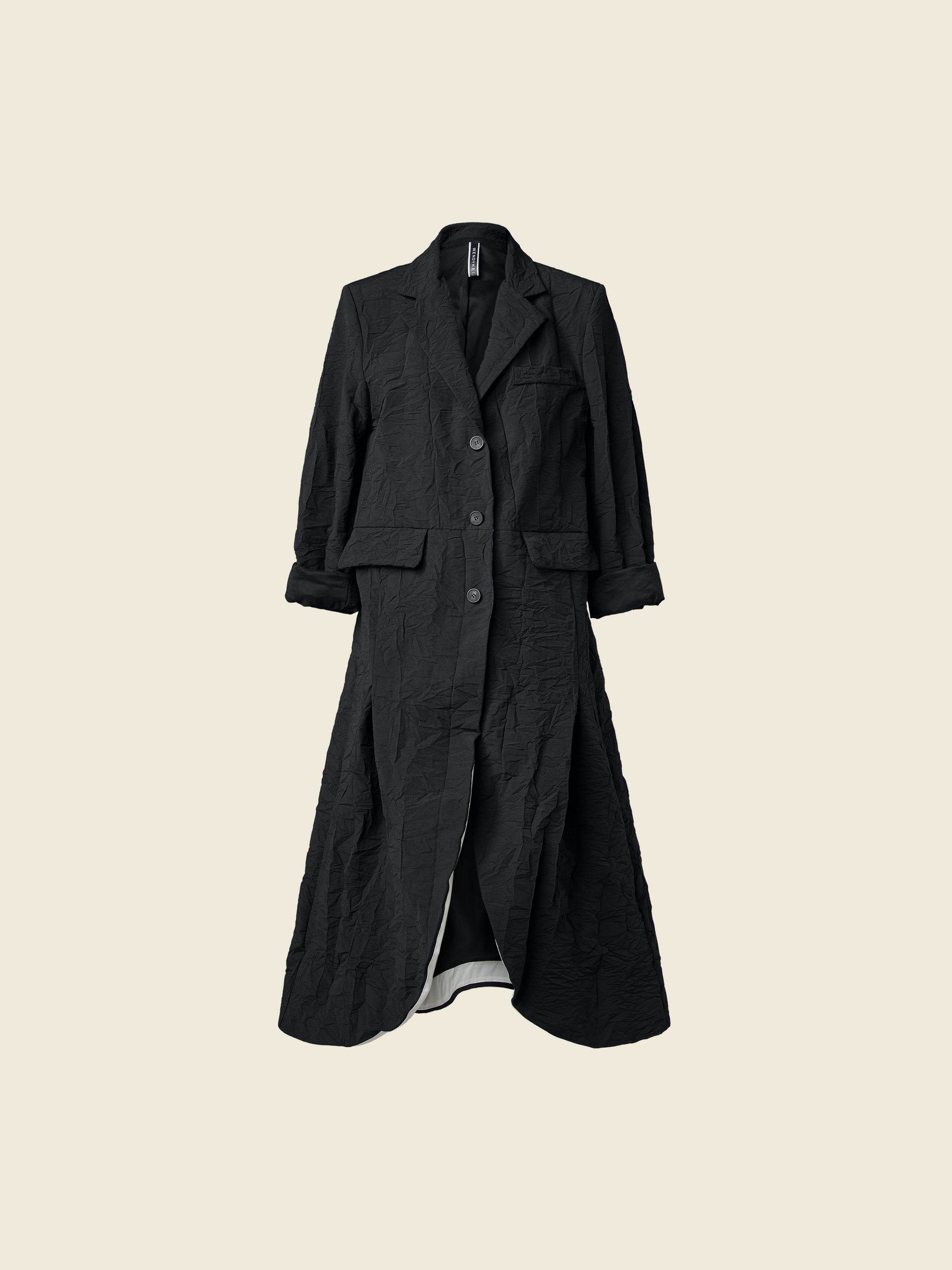 LINED SINGLE-BREASTED JACKET