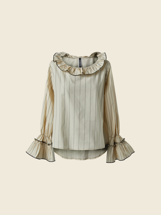 BLOUSE WITH TIERED RUFFLES