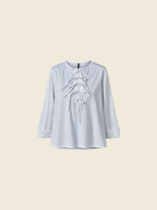 BLOUSE WITH RIBBONS