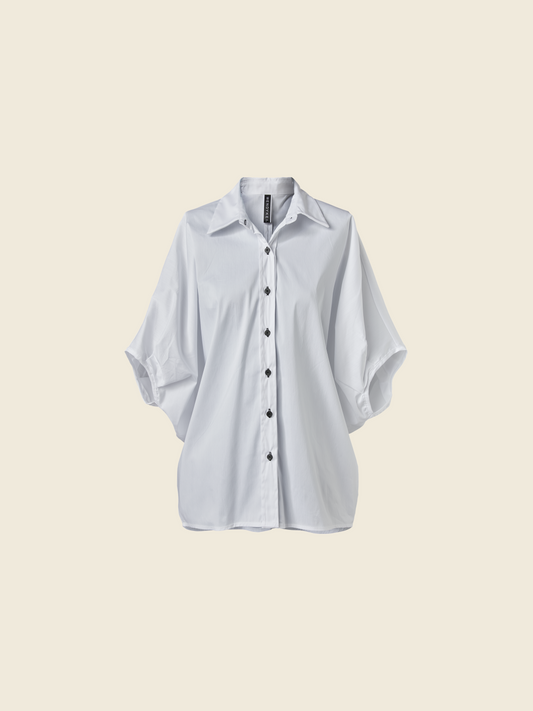 SHIRT WITH SHORT BAT SLEEVES