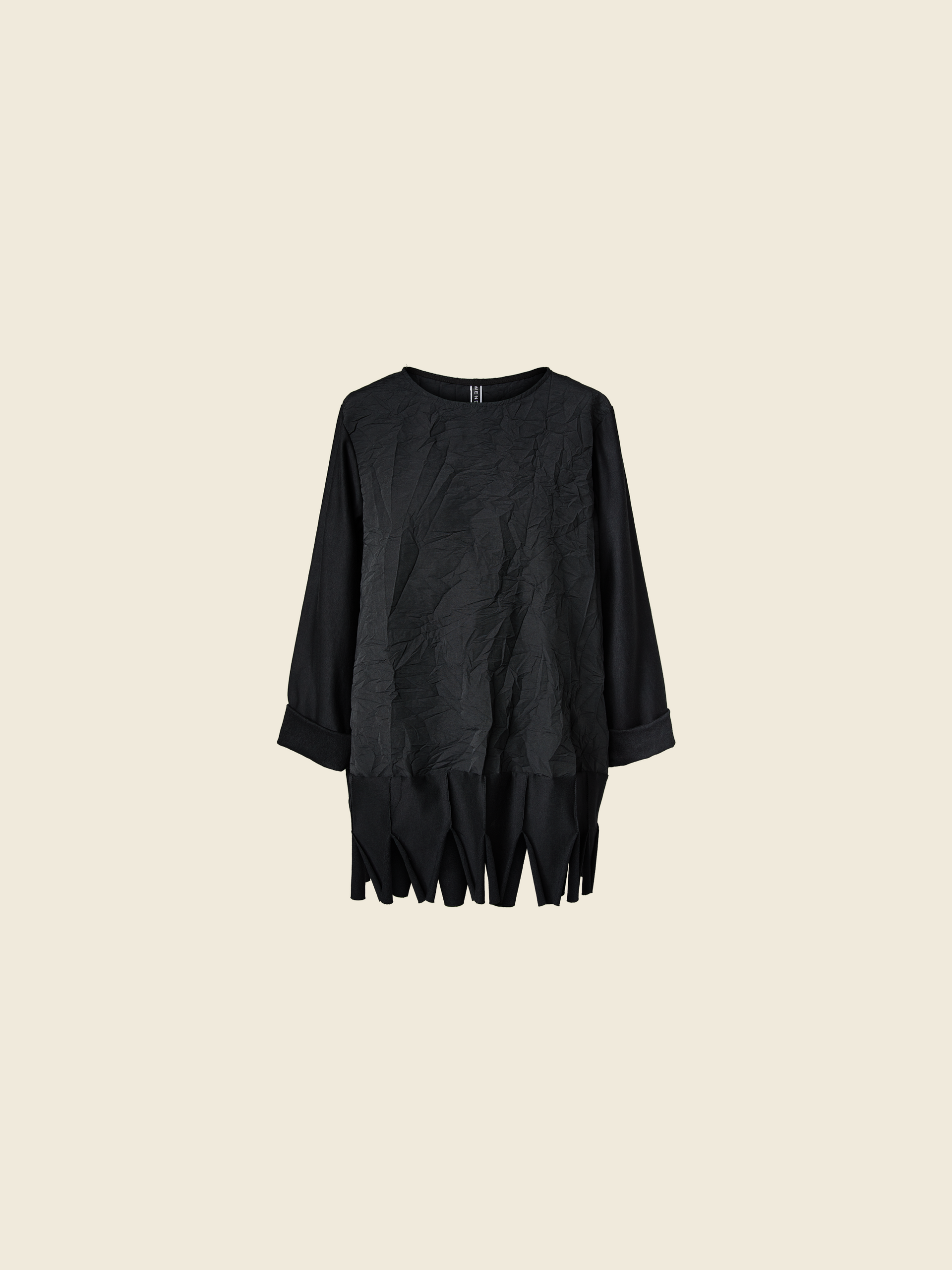 COMB TEETH HEM BLOUSE