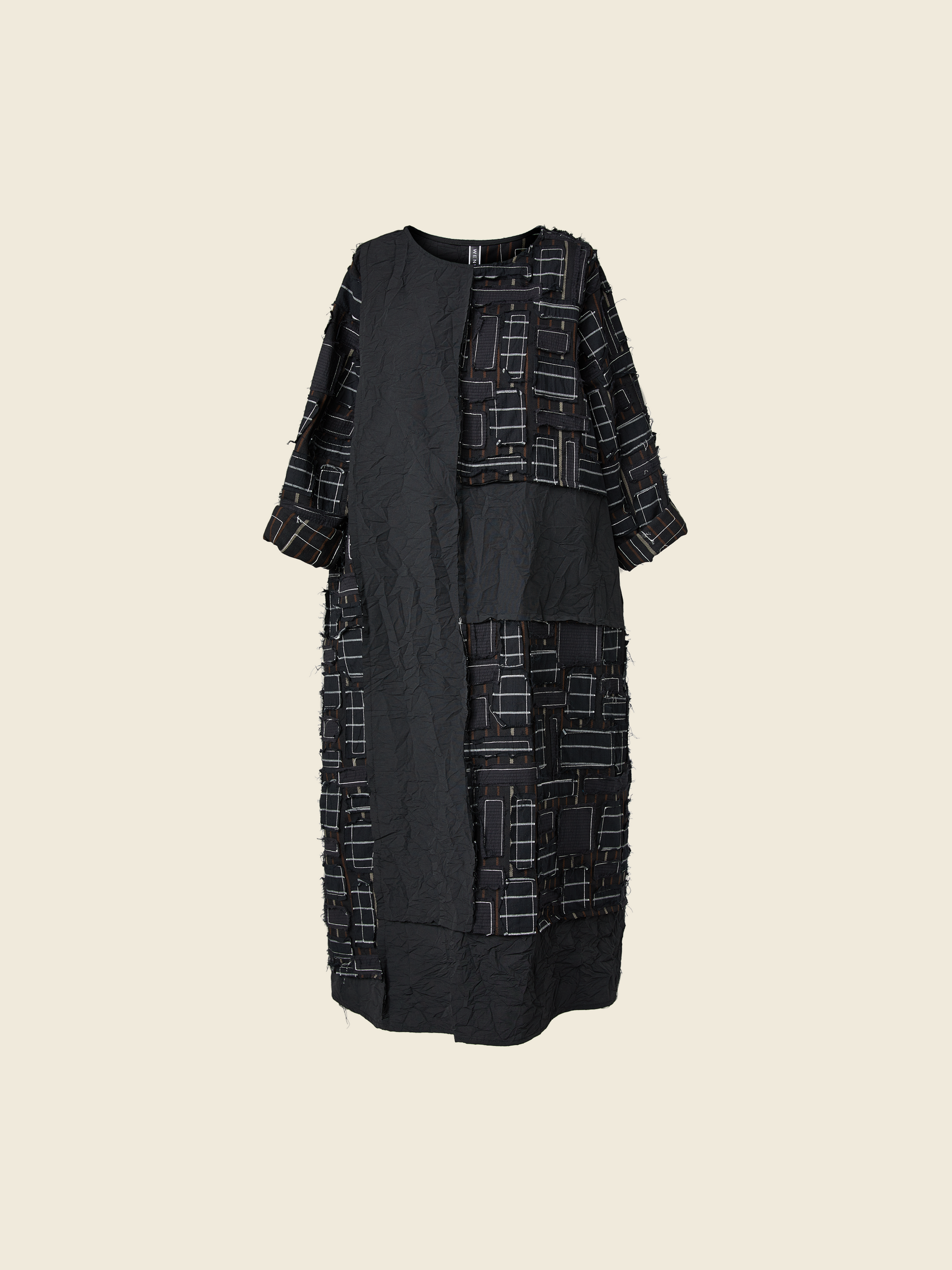 2 FABRIC PATCH DRESS