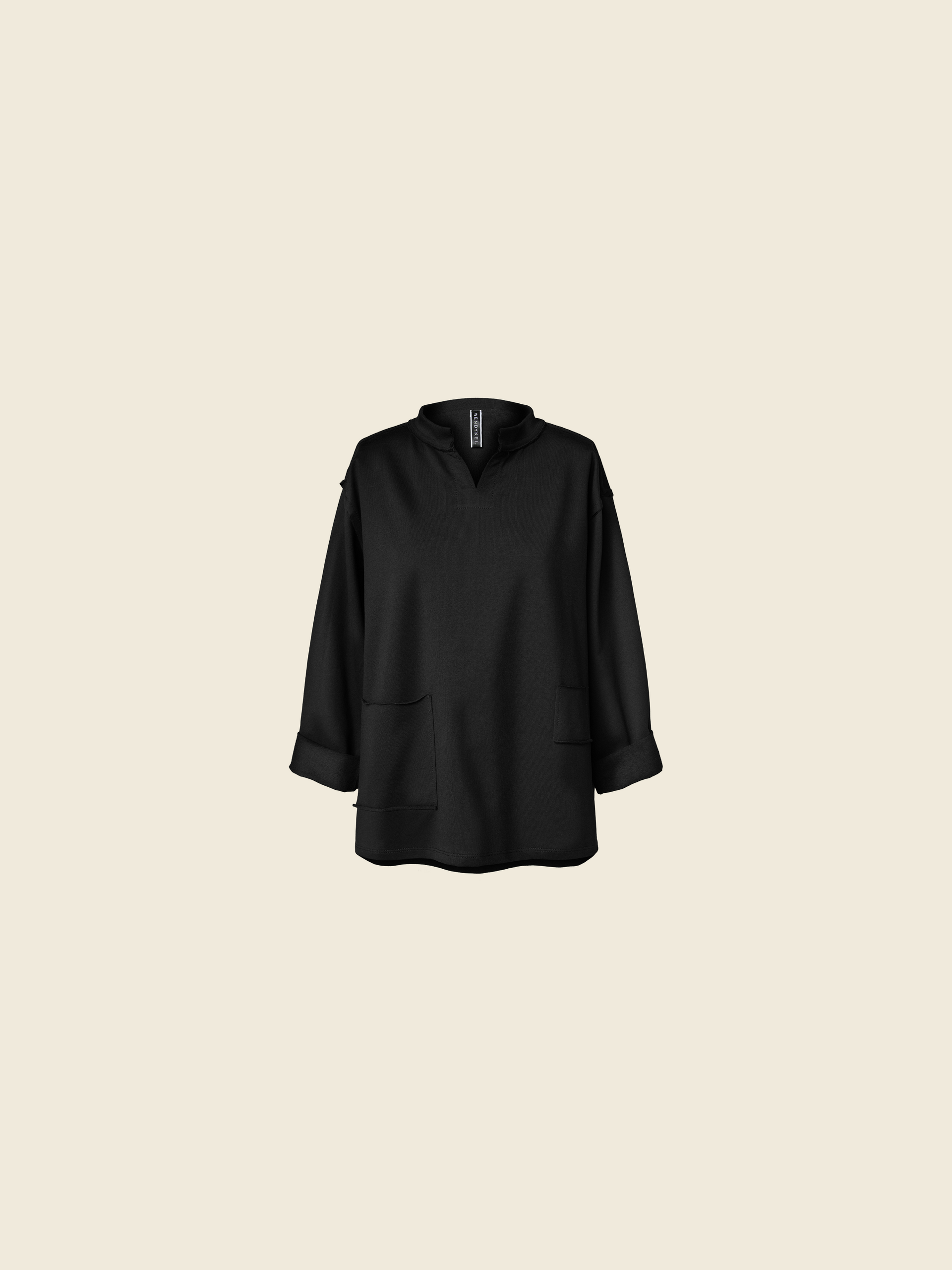 KOREAN COLLAR SWEATSHIRT