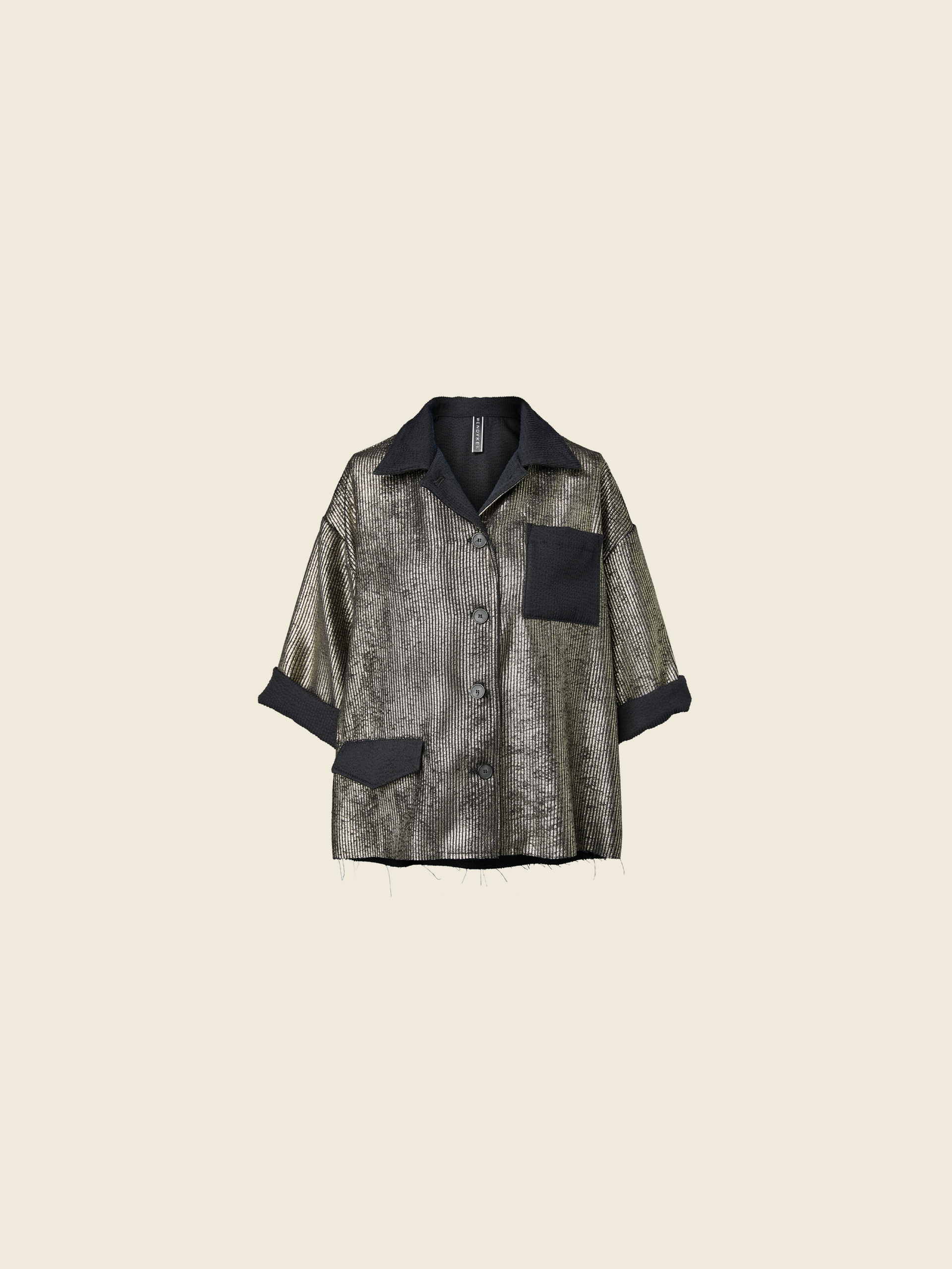 GOLDEN JACKET WTH PATCH POCKETS