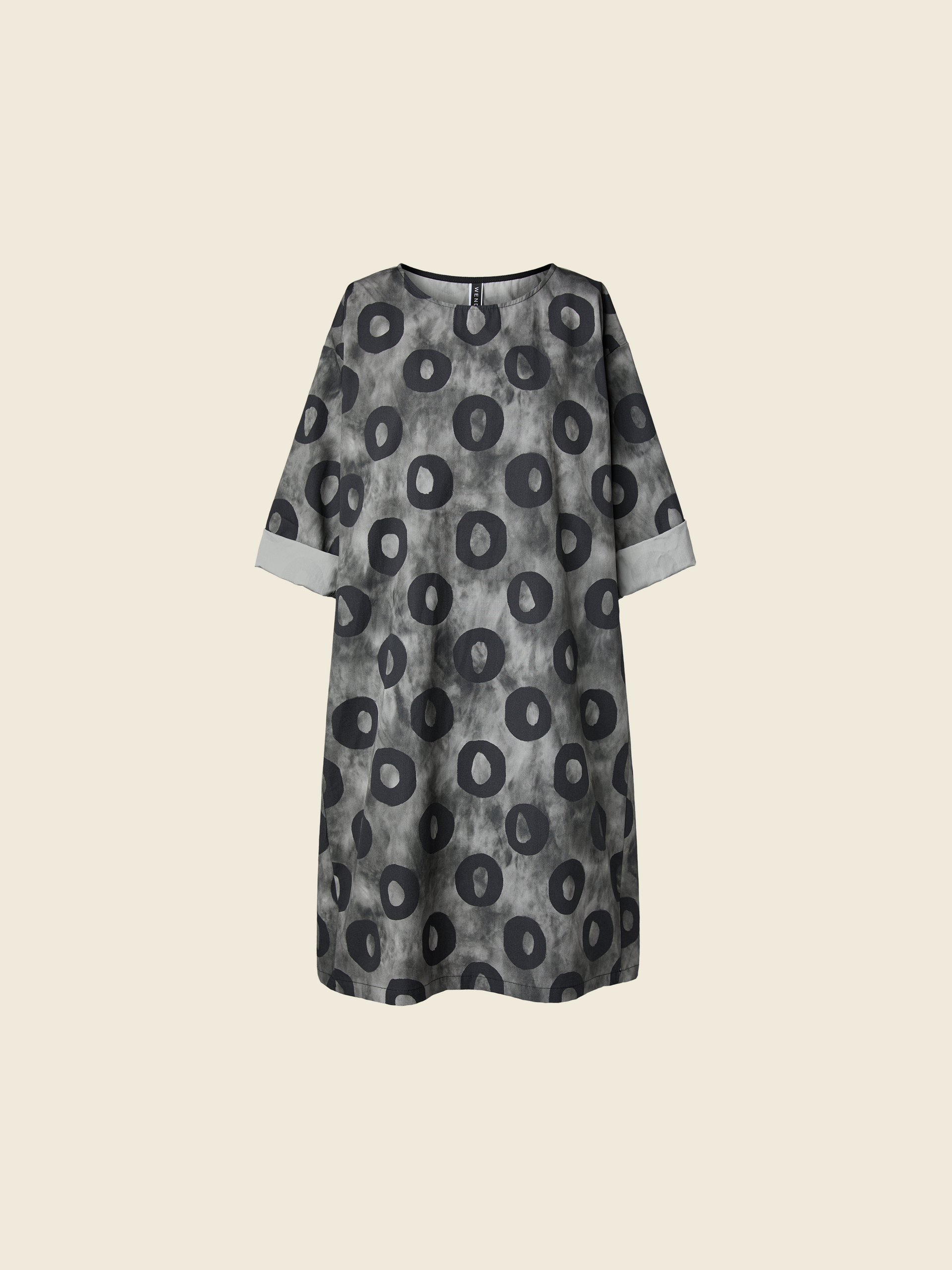 SMOKY DRESS WITH RINGS