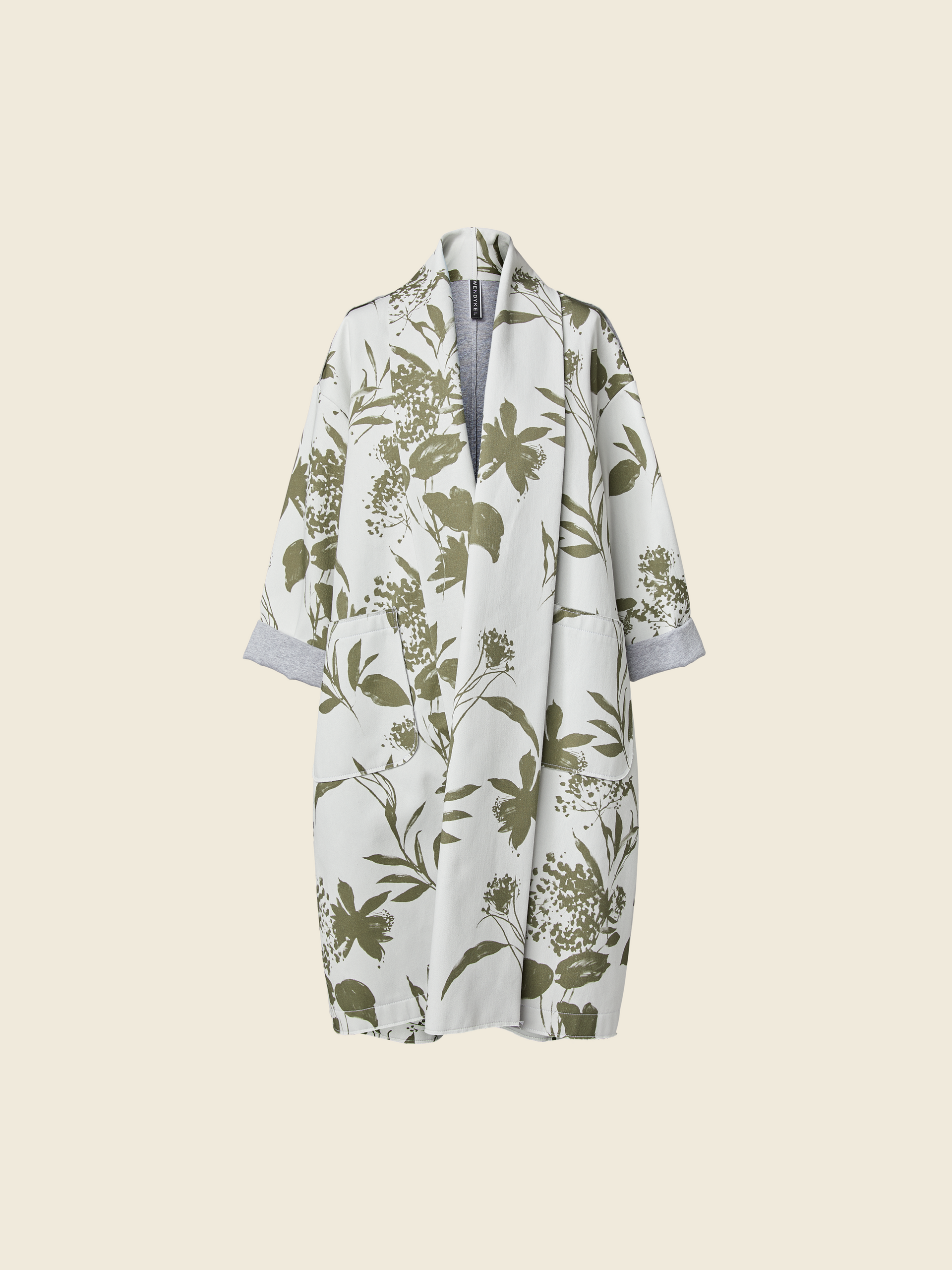 FLOREAL SWEATSHIRT CARDIGAN