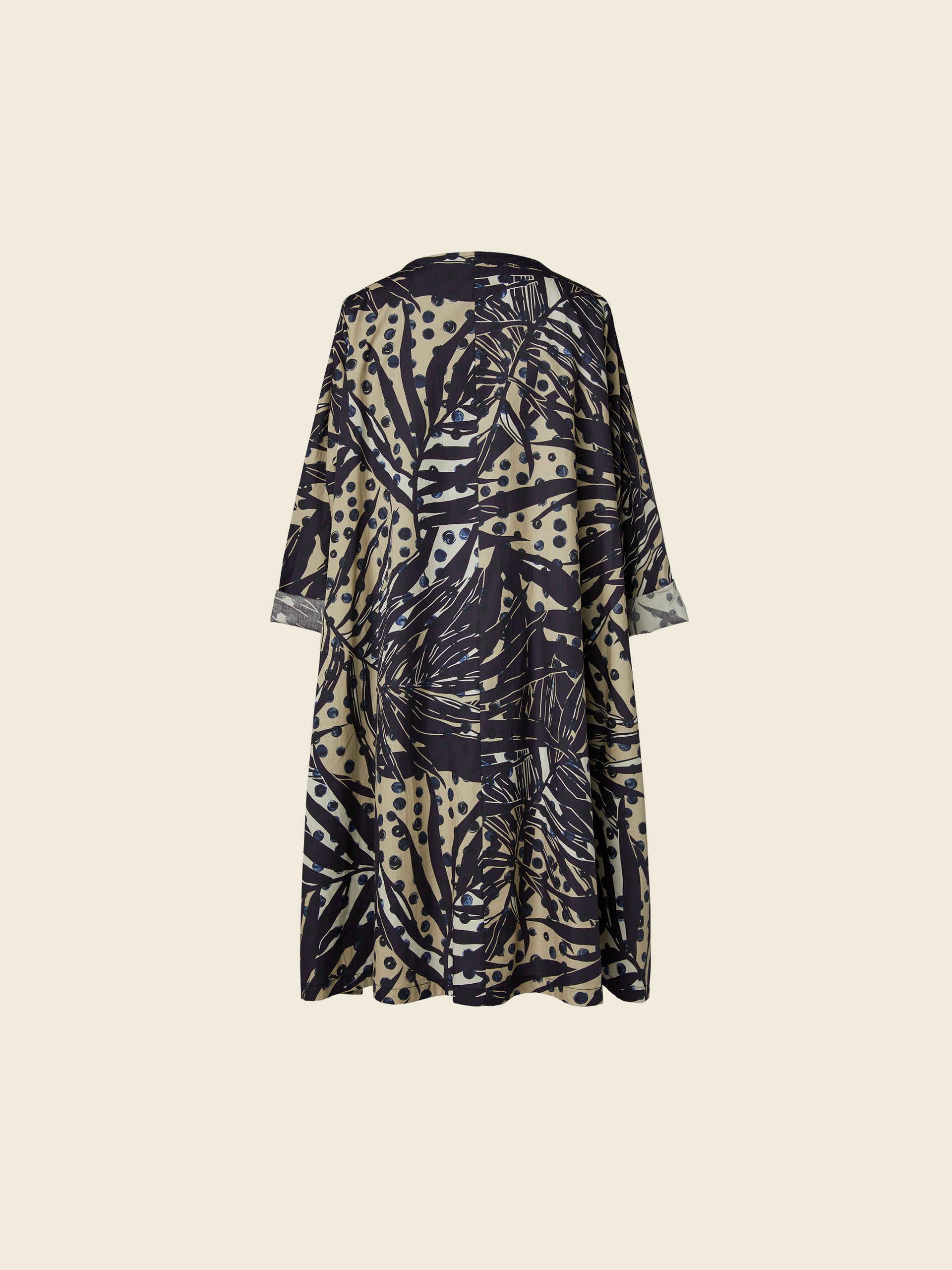 DRESS WITH PURPLE PRINT