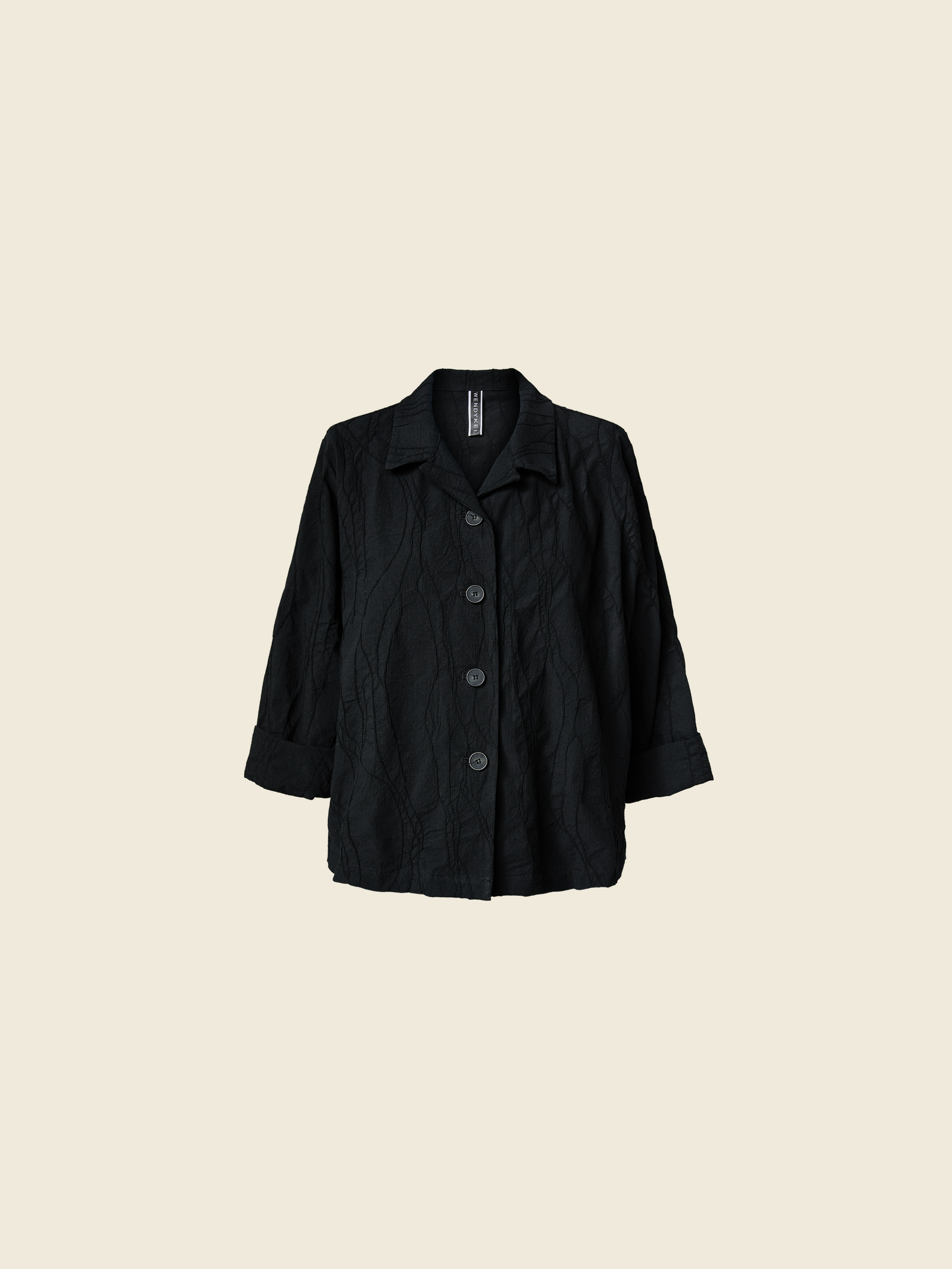 JACKET WITH RELIEF PATTERN