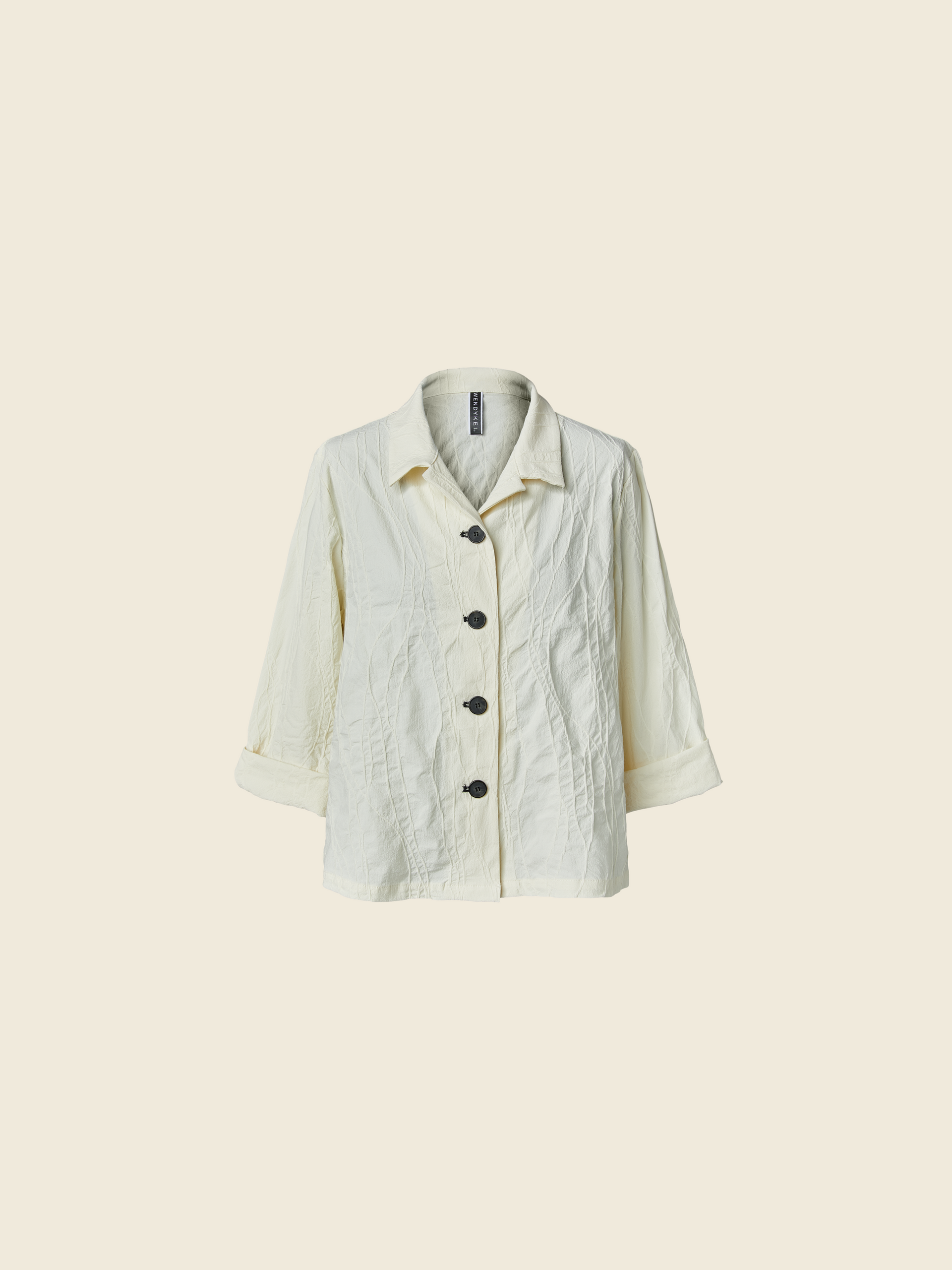 JACKET WITH RELIEF PATTERN