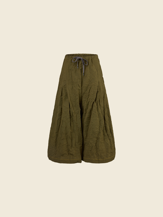 WRINKLED EFFECT PALAZZO PANTS
