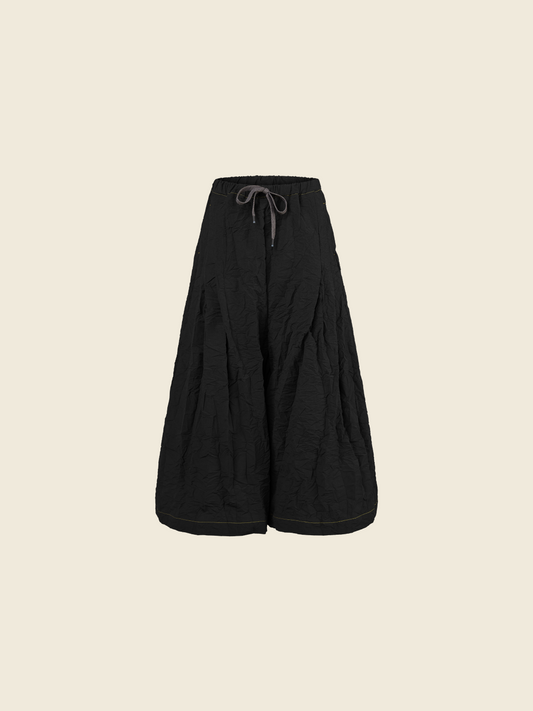 WRINKLED EFFECT PALAZZO PANTS