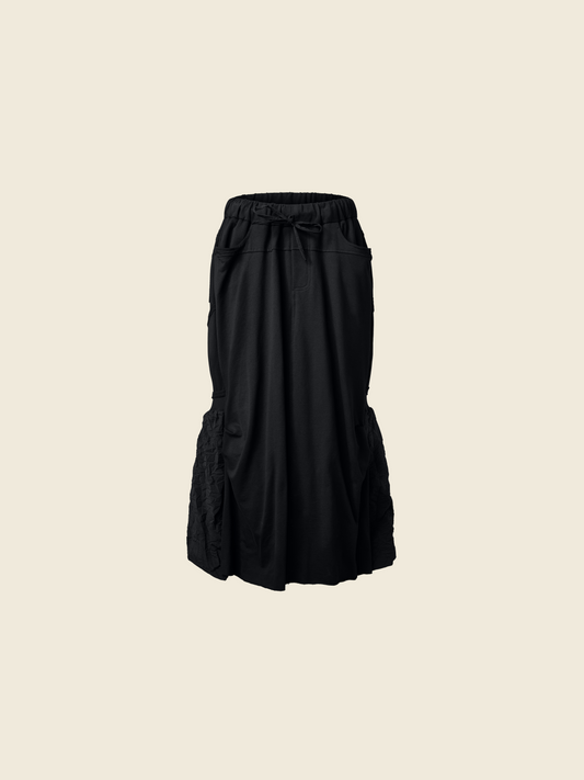 MERMAID SKIRT IN COTTON FLEECE FABRIC