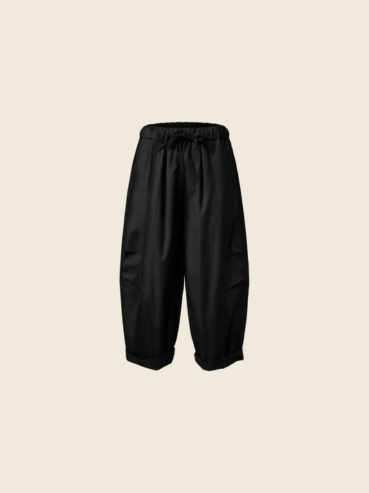 BAGGY TROUSERS IN COTTON FABRIC
