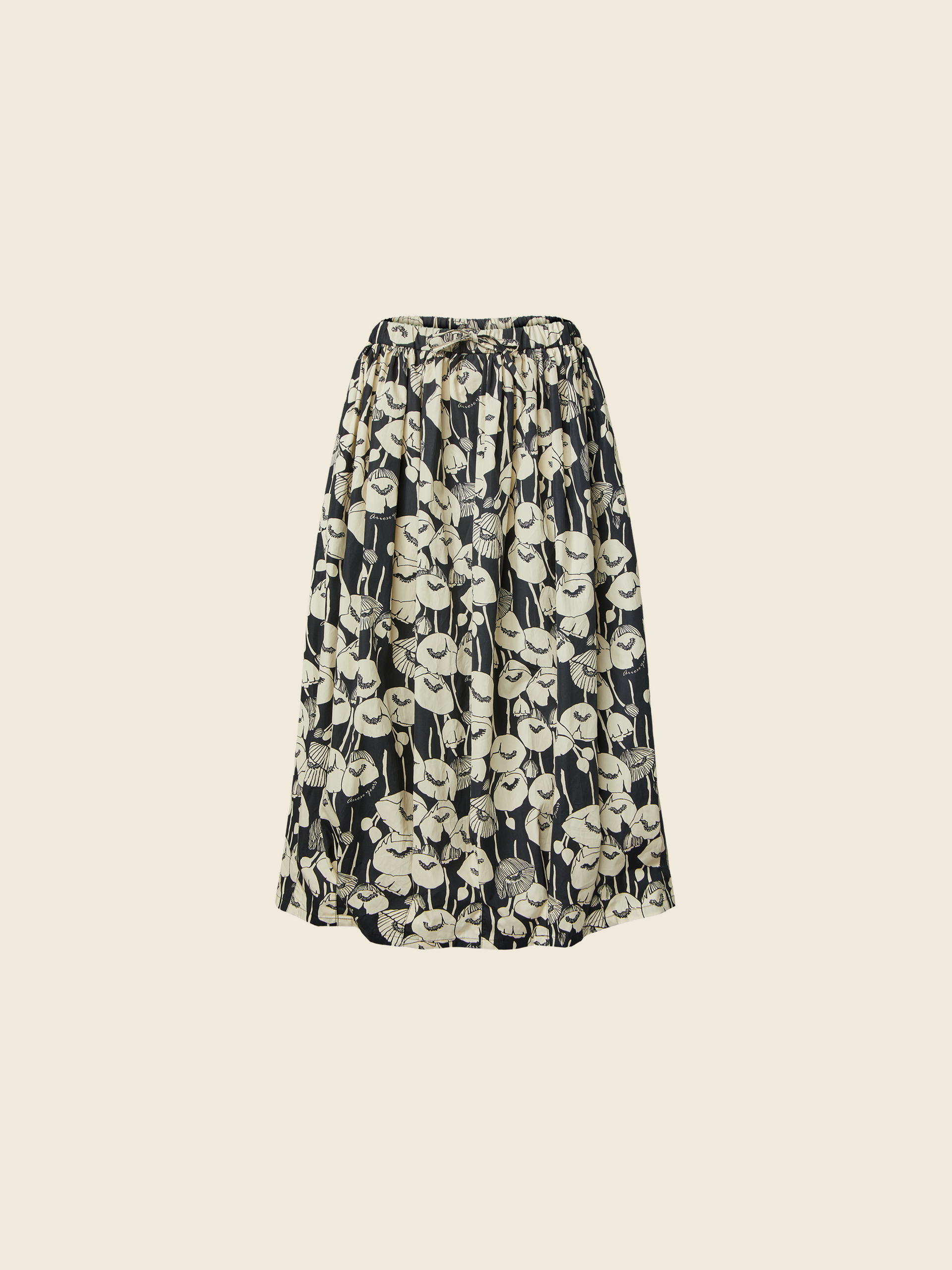 AW26 UPSIDE DOWN FLOWERS SKIRT