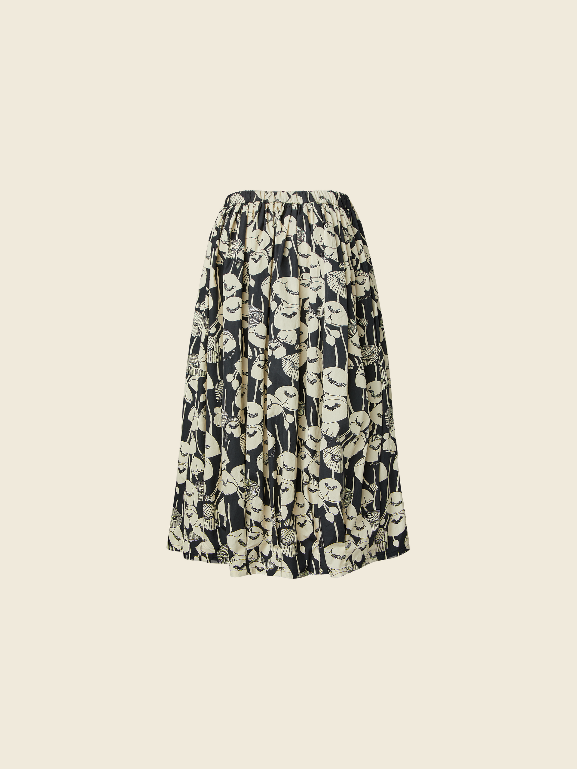 AW26 UPSIDE DOWN FLOWERS SKIRT