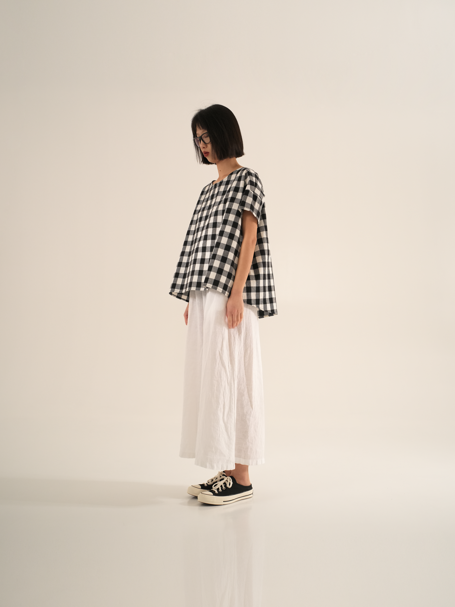 LINEN PALAZZO TROUSERS