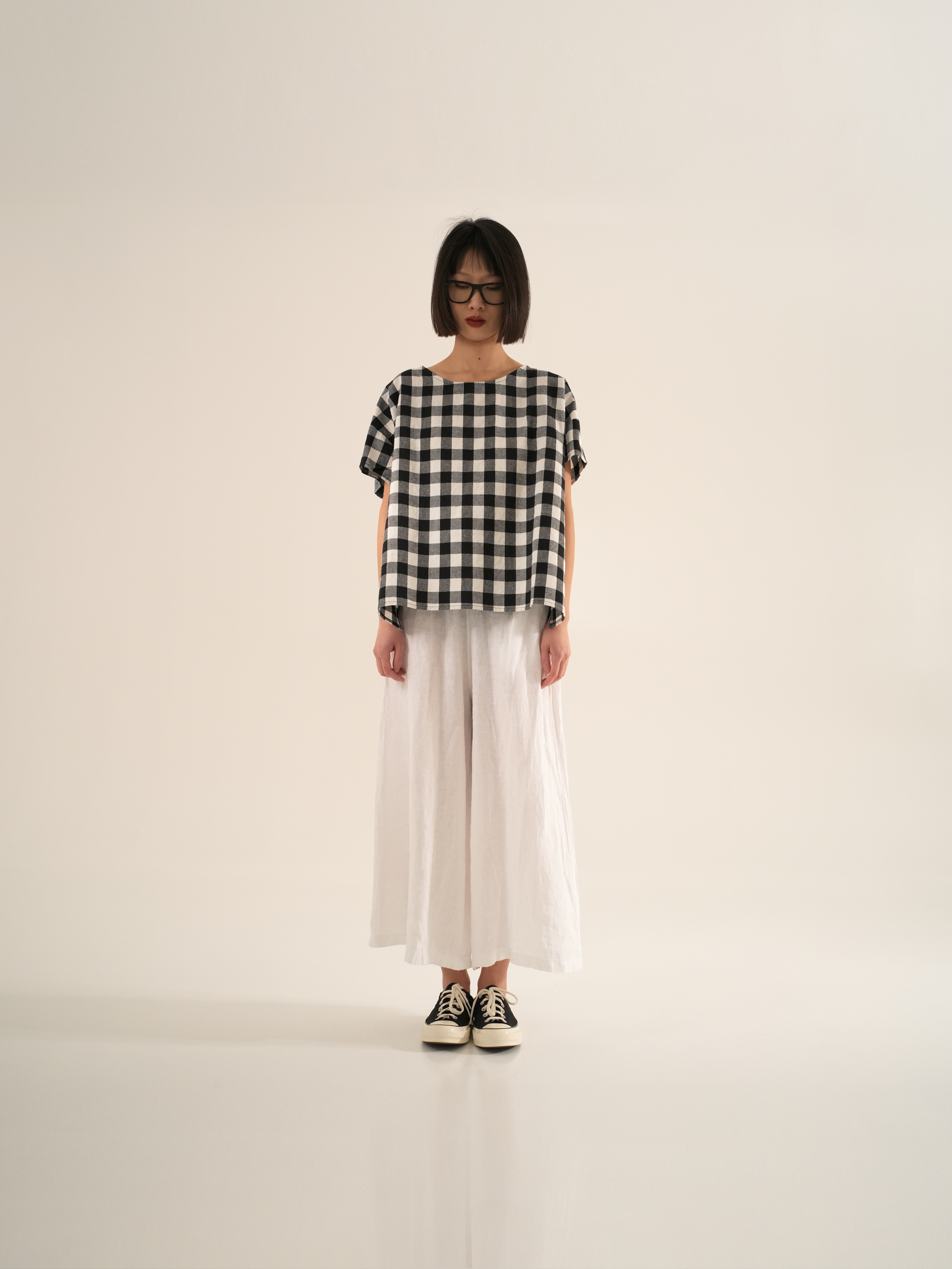 LINEN PALAZZO TROUSERS