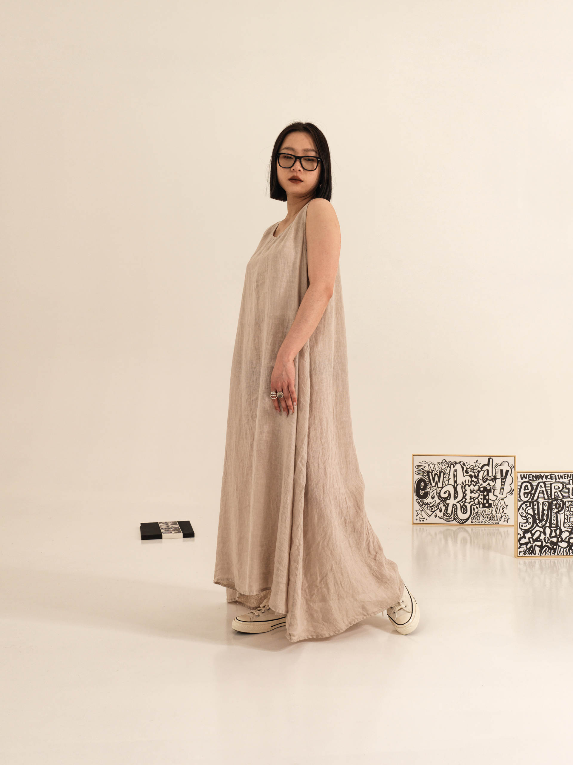LINEN LONG DRESS