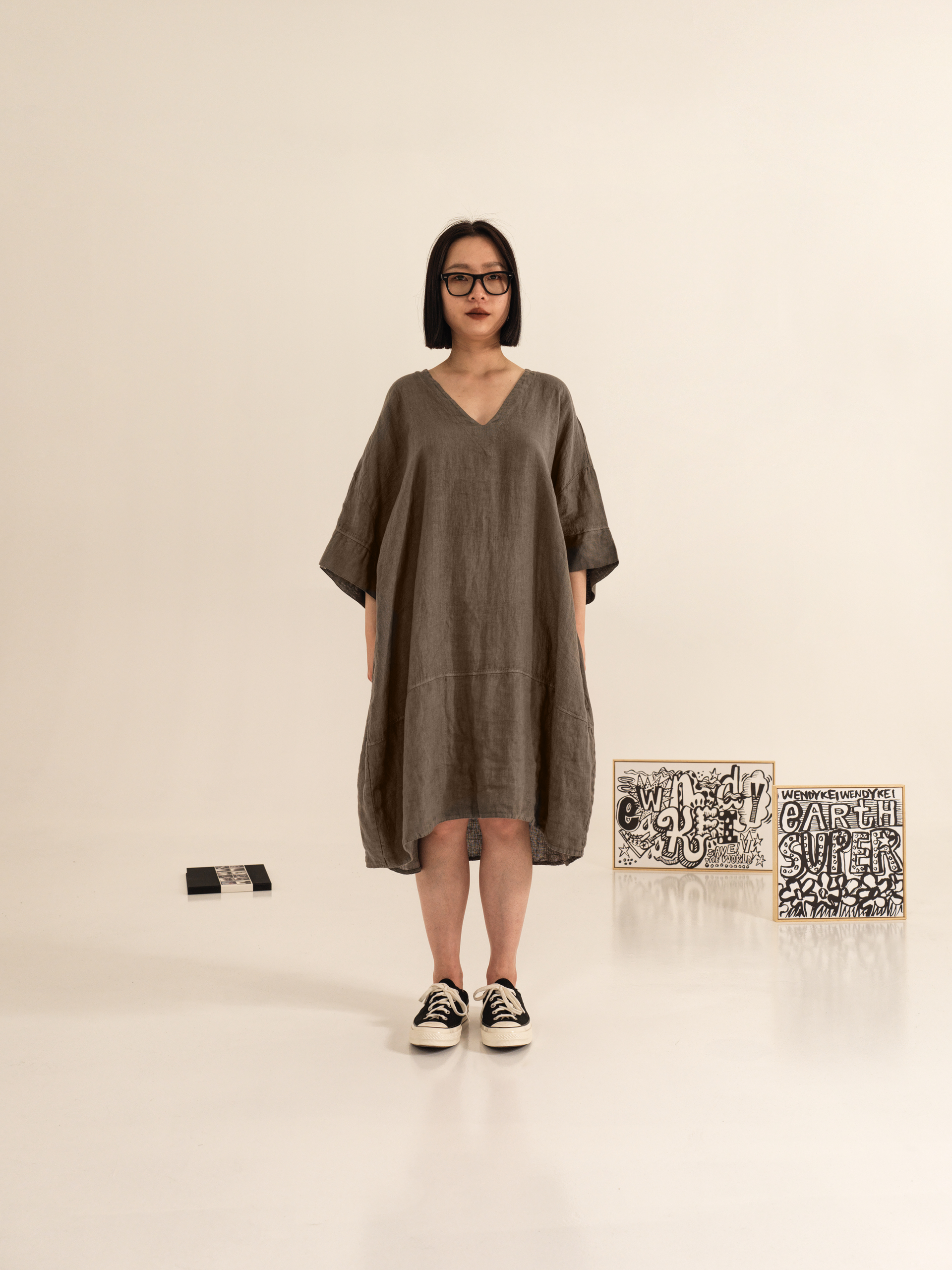 WIDE LINEN TUNIC