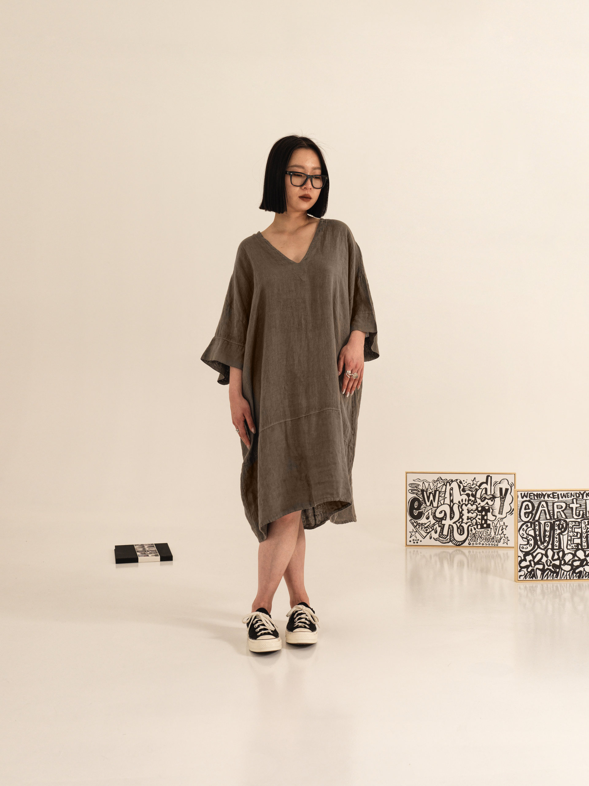 WIDE LINEN TUNIC