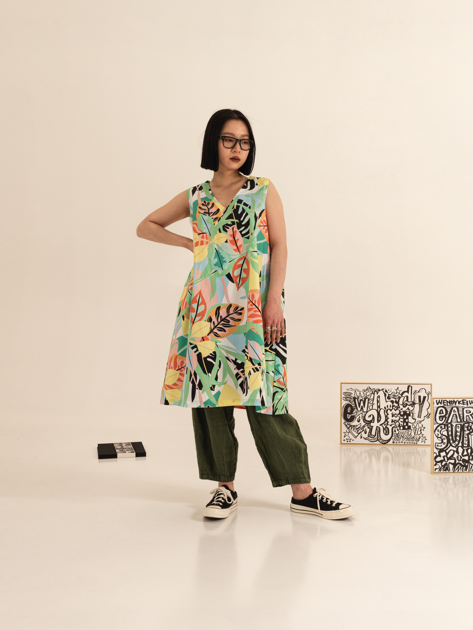 COLORFUL COTTON DRESS