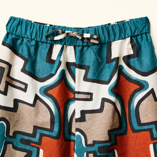 WIDE PANTS WITH ETHNIC PATTERN (VAR. B)