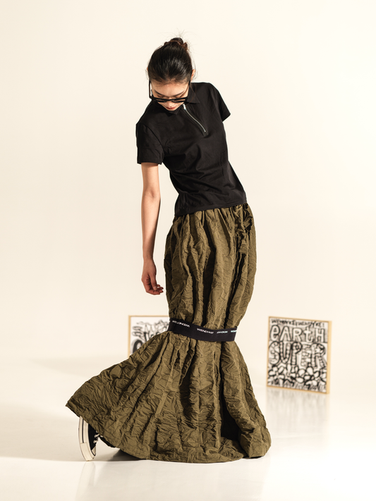 LONG SKIRT WITH ELASTIC BAND F/W23
