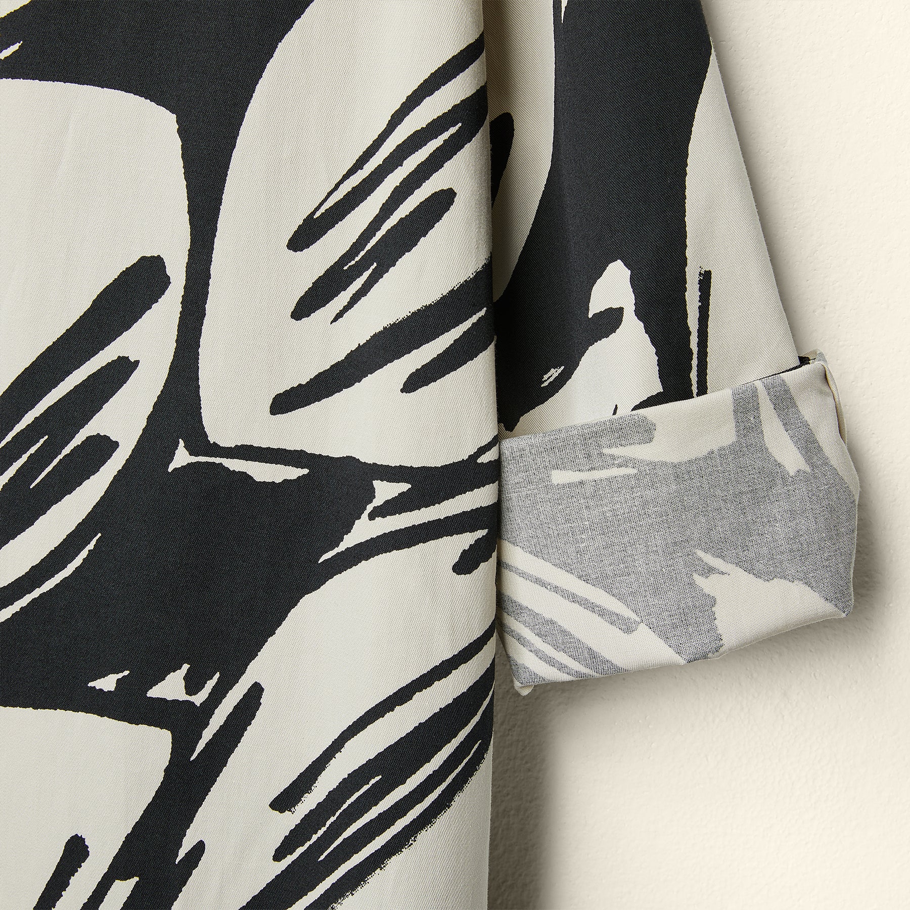 CHEMISIER IN GEOMETRIC COTTON FABRIC