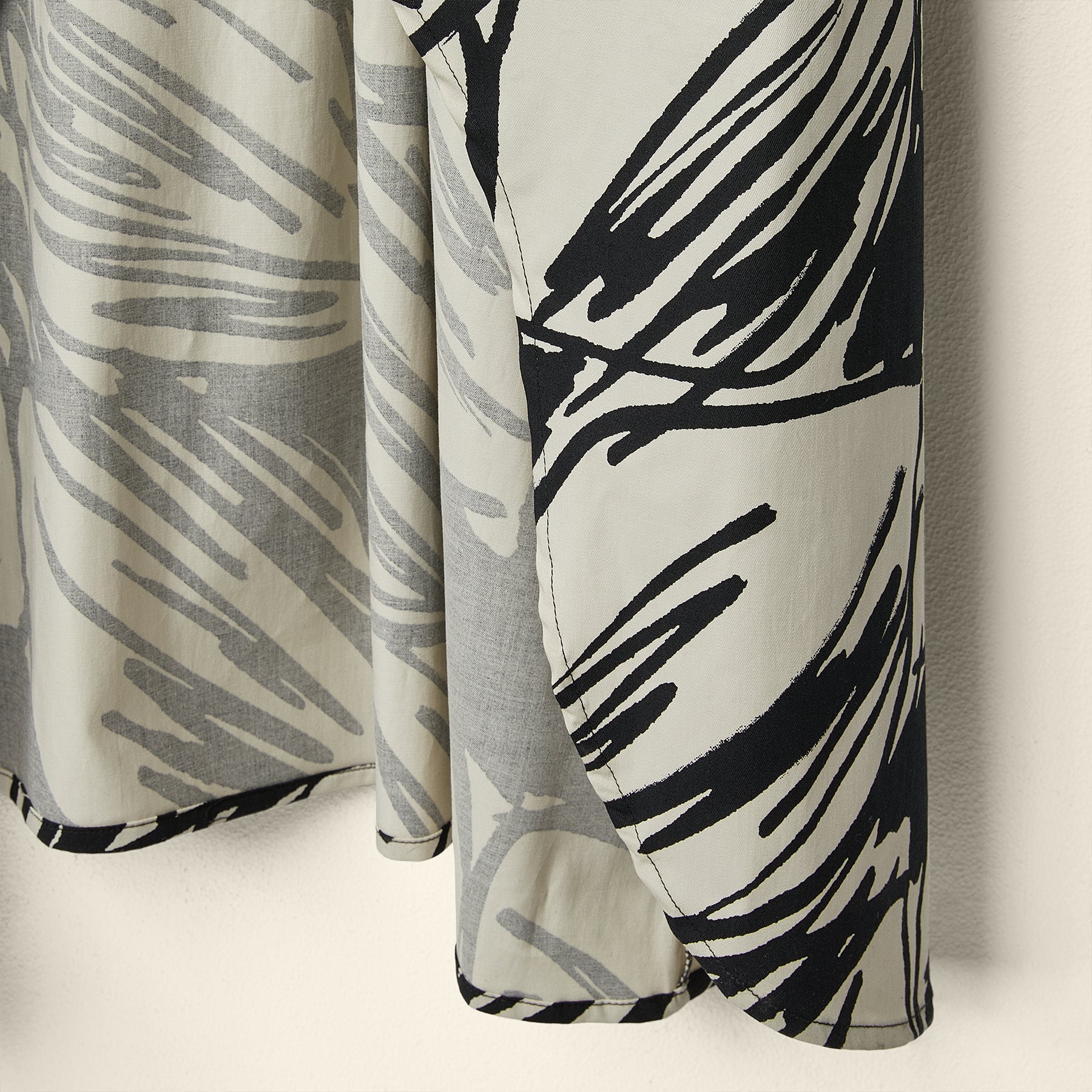 CHEMISIER IN GEOMETRIC COTTON FABRIC