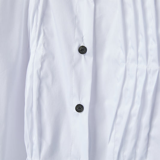 CAMICIA CON ROUCHE SULLA SCOLLATURA