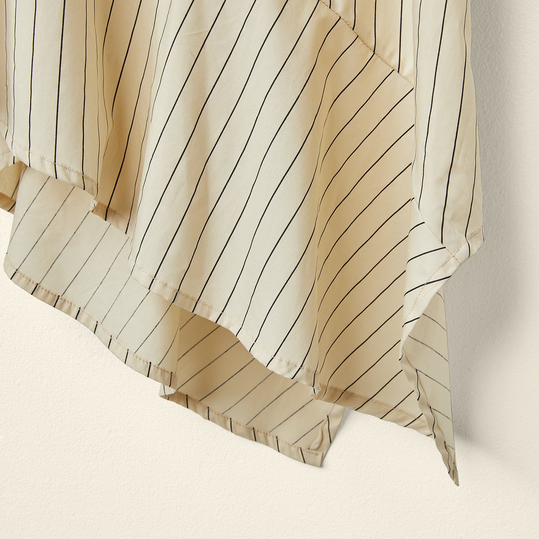 ASYMMETRIC STRIPED BLOUSE