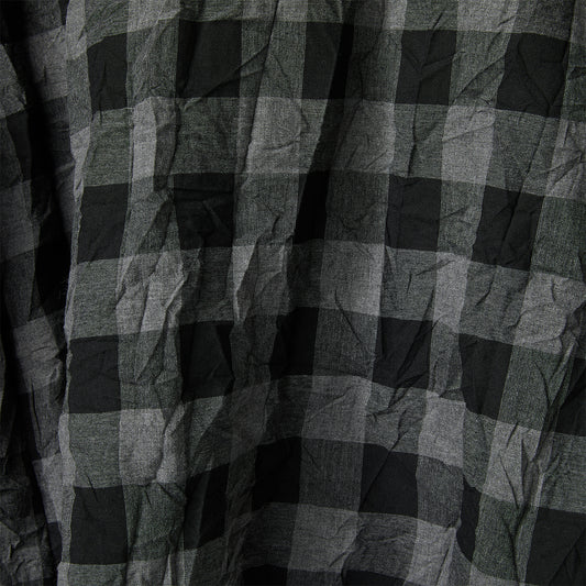 BELL SLEEVES CHECKED BLOUSE