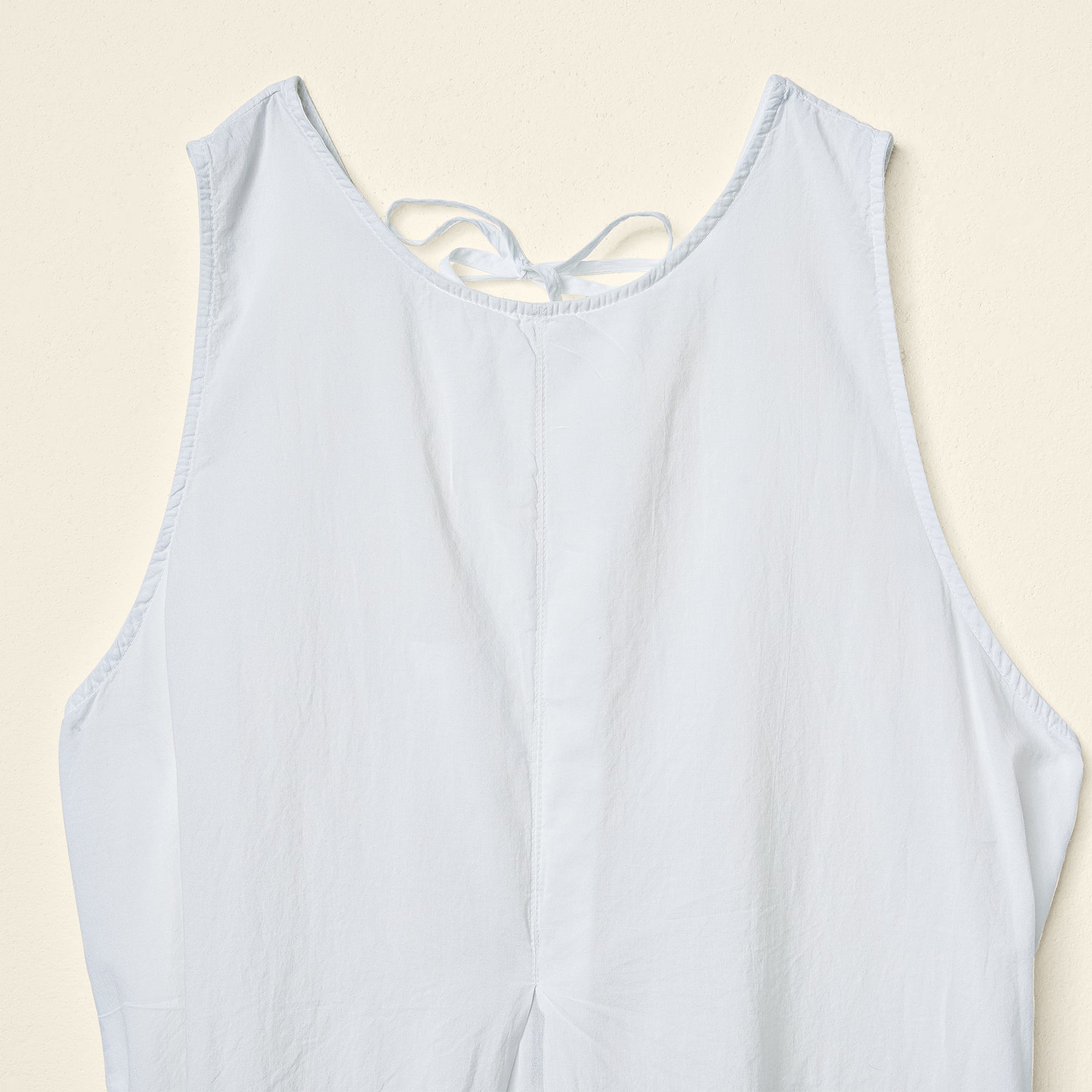 MUSLIN COTTON DRESS WITH SQUARED BACK