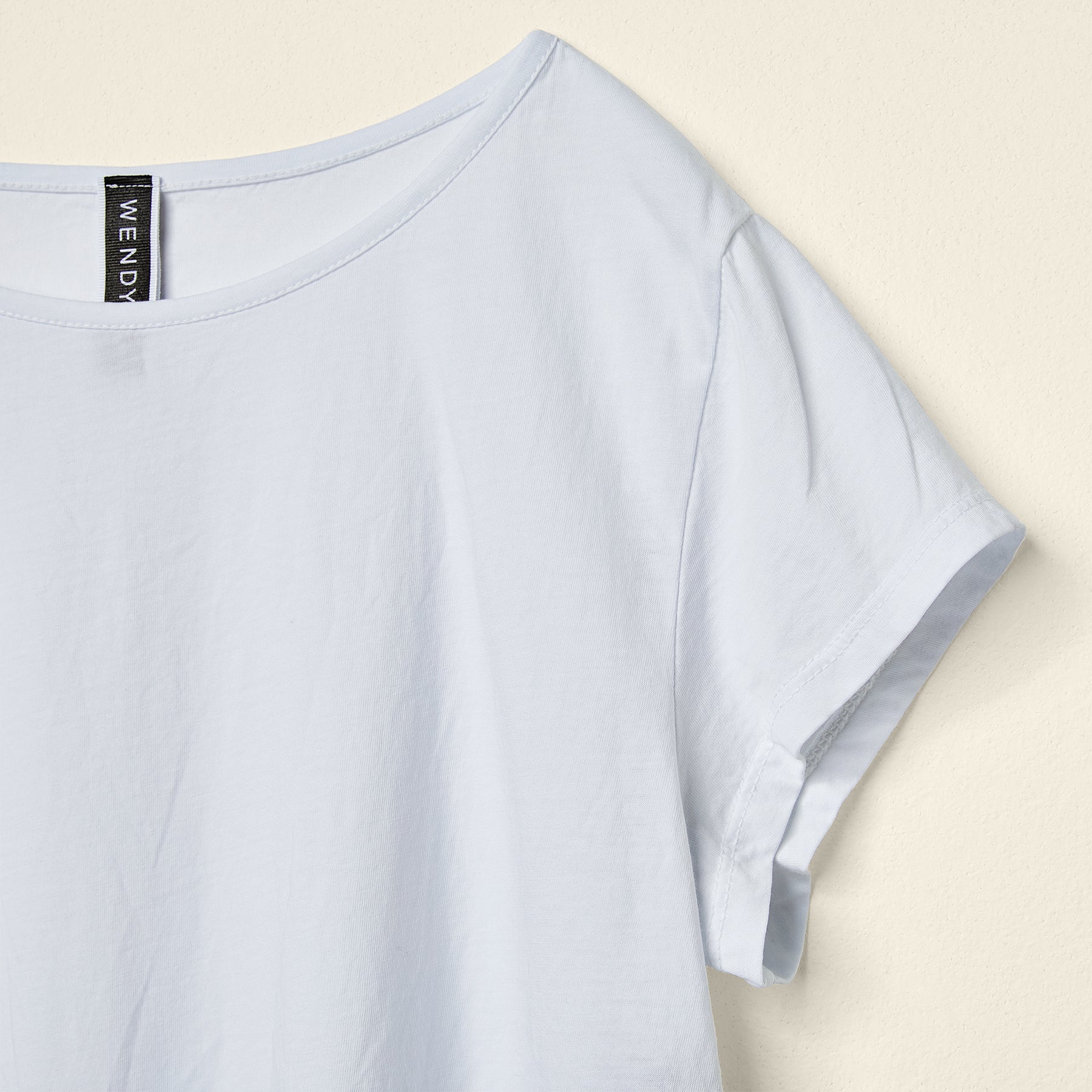 T-SHIRT WITH POINTED HEM