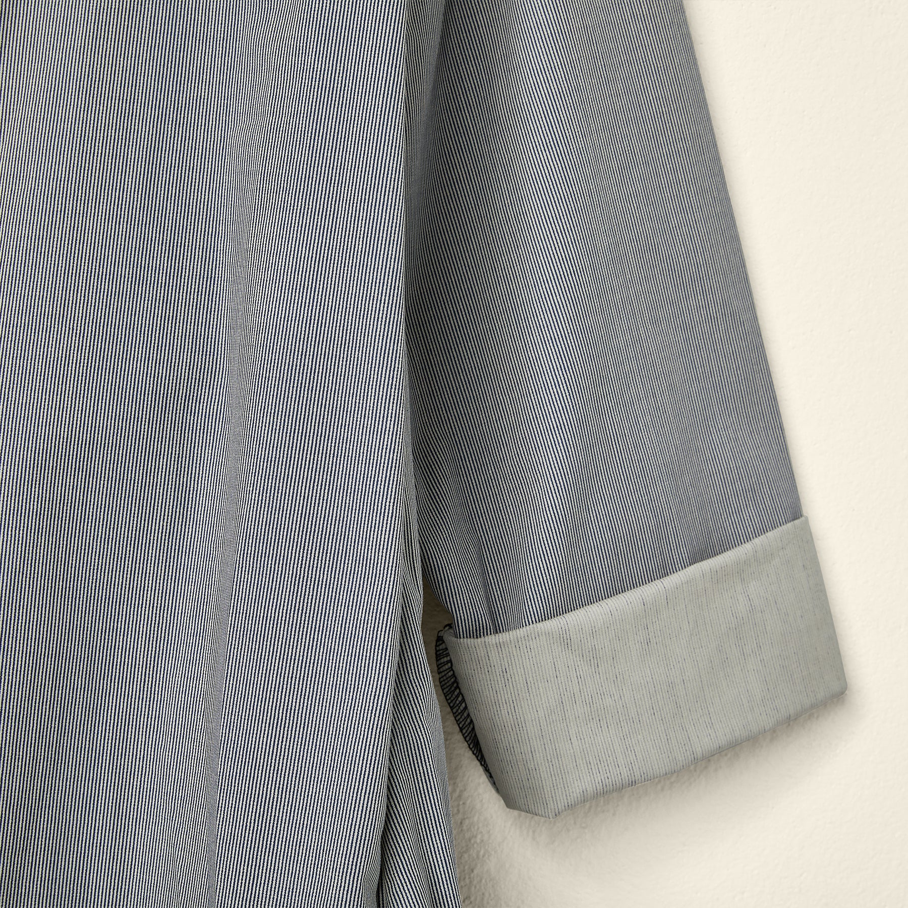 STRIPED DRESS WITH RUFFLE