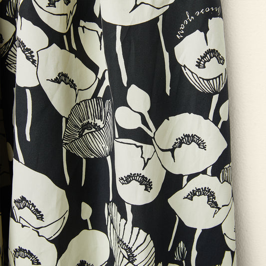 LONG POPPIES DRESS