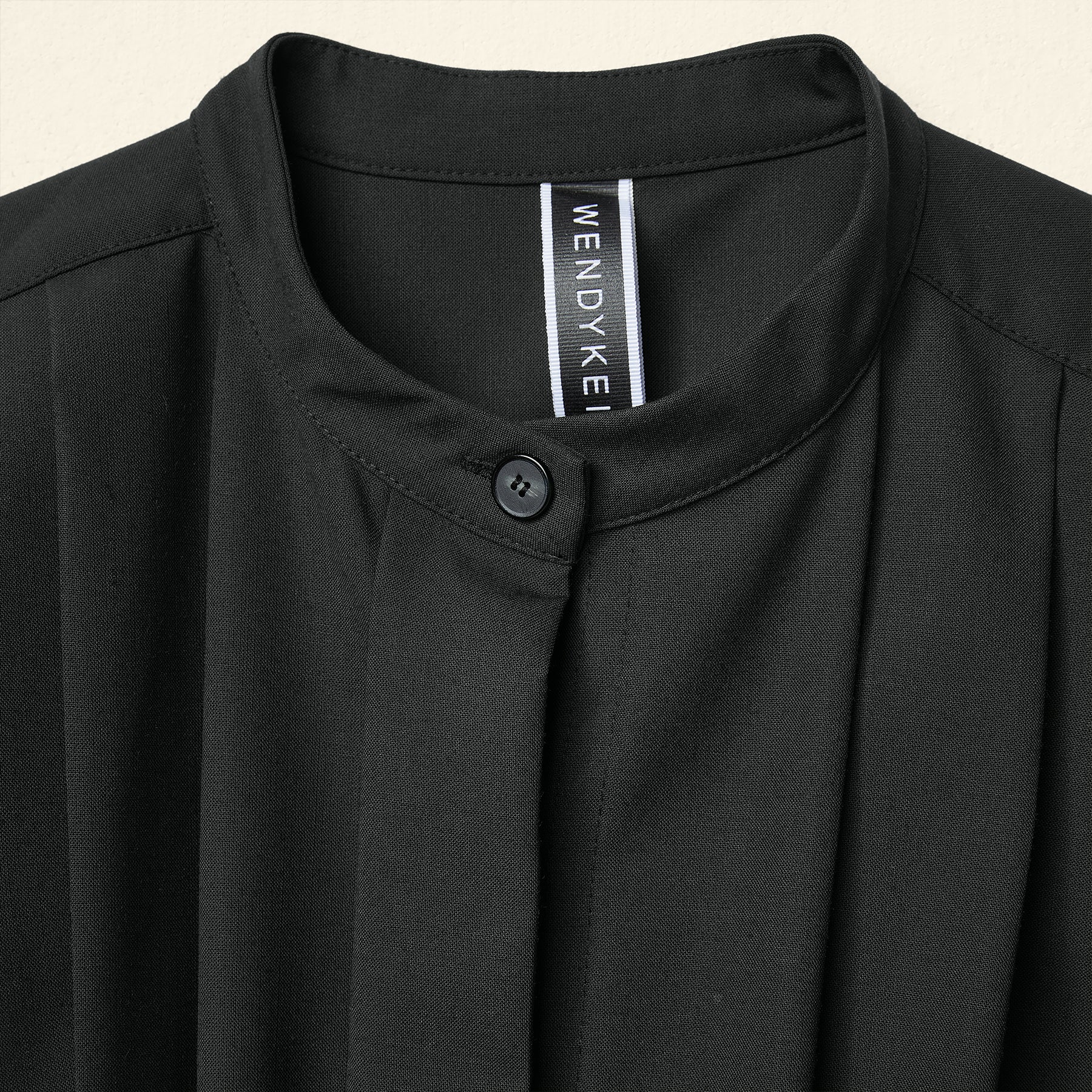 WIDE DRESS WITH PLEATS