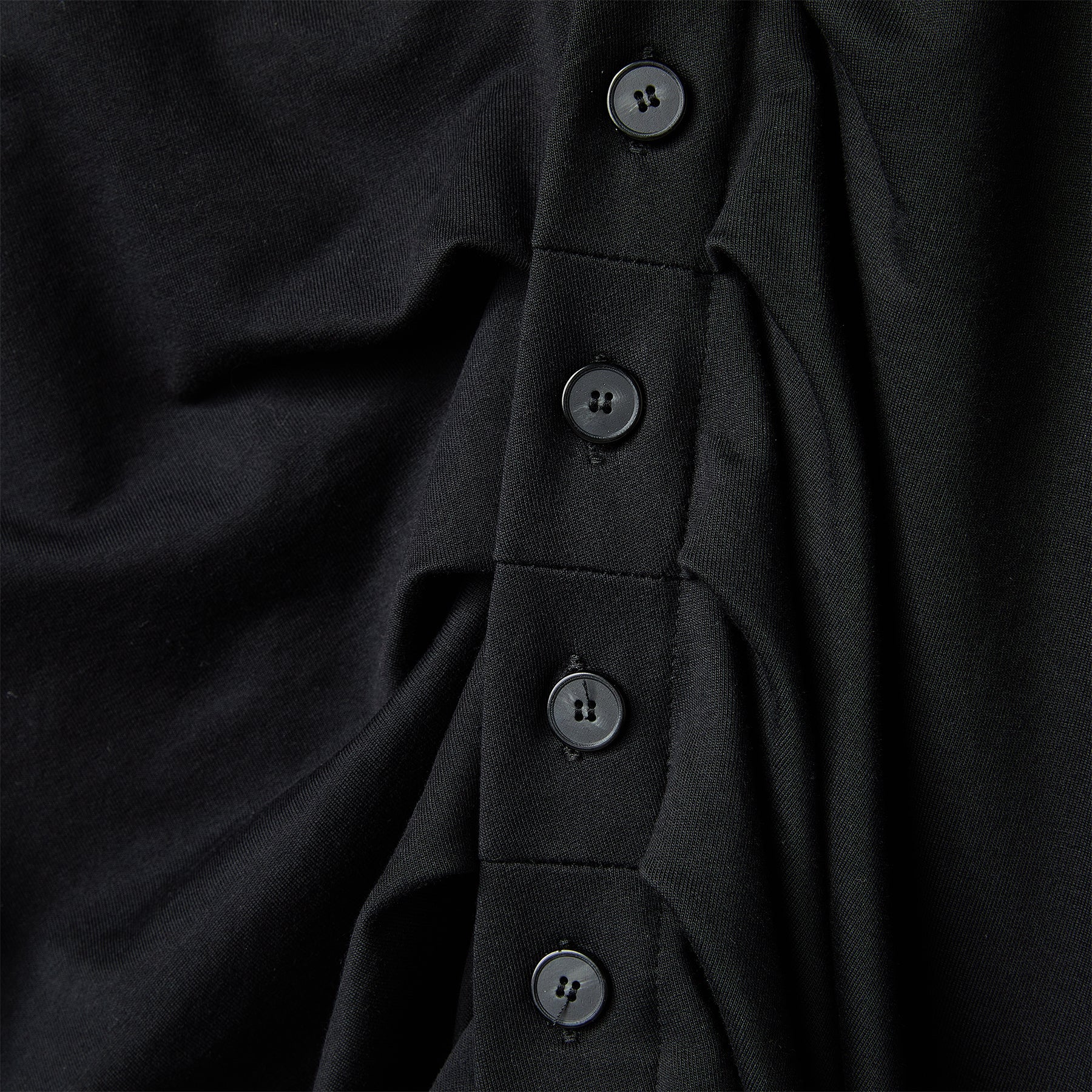 PLEATED SWEATSHIRT CARDIGAN