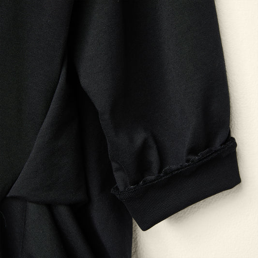 CARDIGAN PLISSETTATO IN FELPA