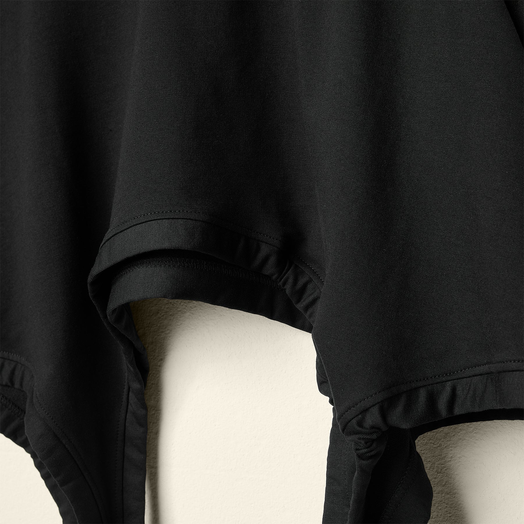 CROPPED SWEATSHIRT WITH COULISSE HEM